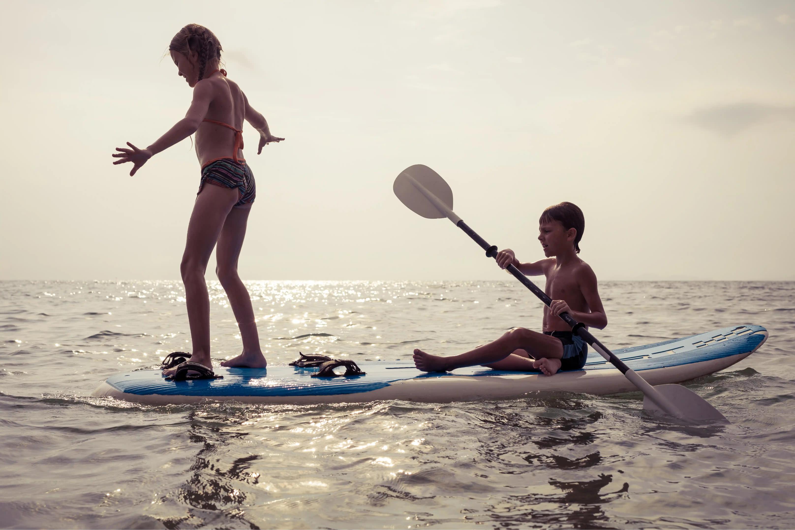 Paddle Board ile Çocuklar için Yaratıcı Aktiviteler