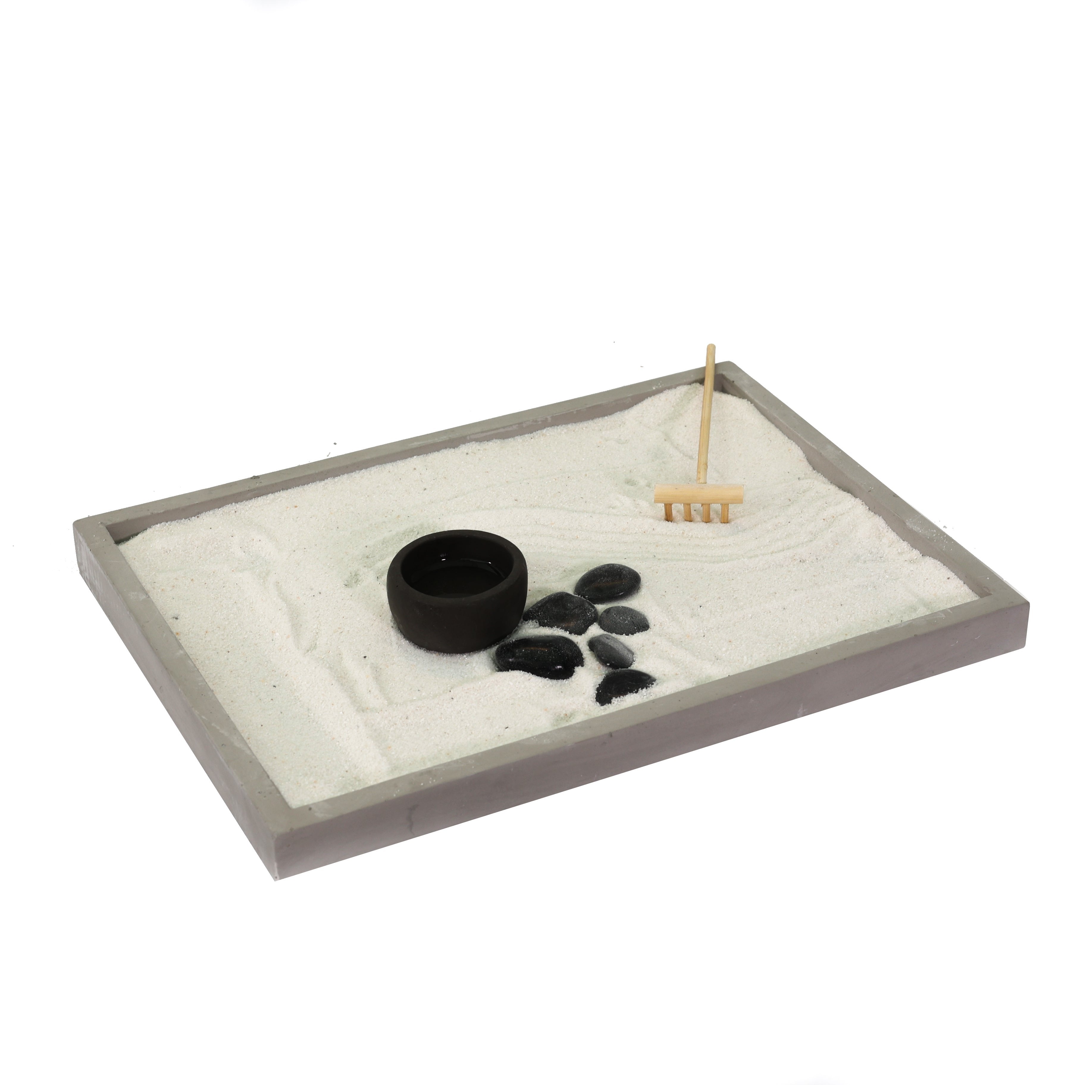 Dikdörtgen Mini Zen Bahçesi