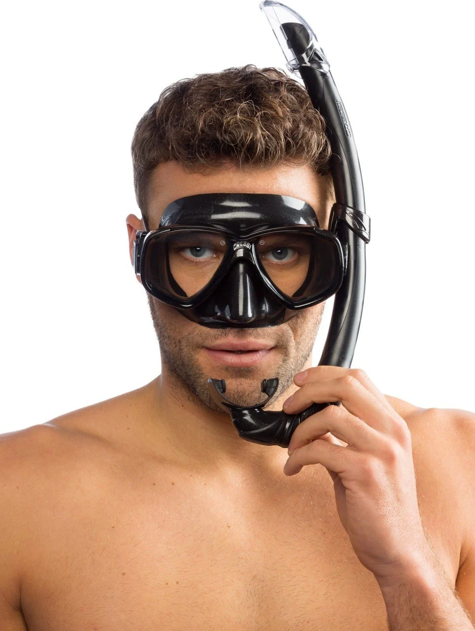 Cressi Perla Mare Maske ve Şnorkel Set Siyah