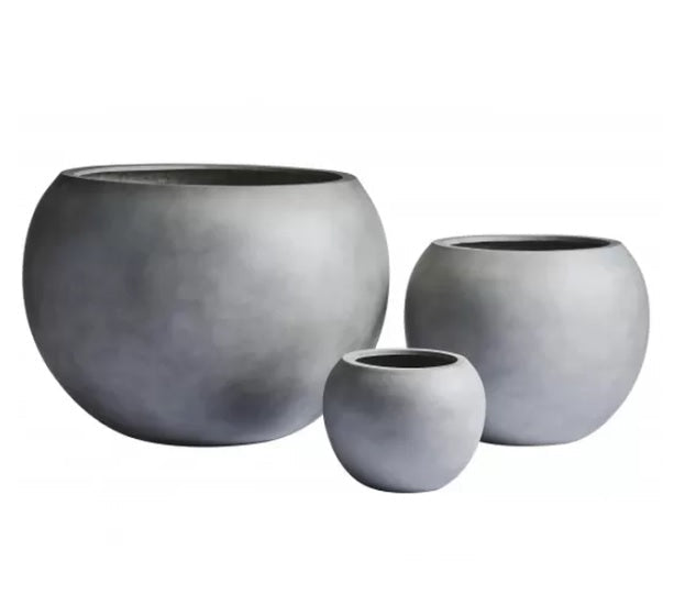 Aces High Fiberstone Saksı Gri