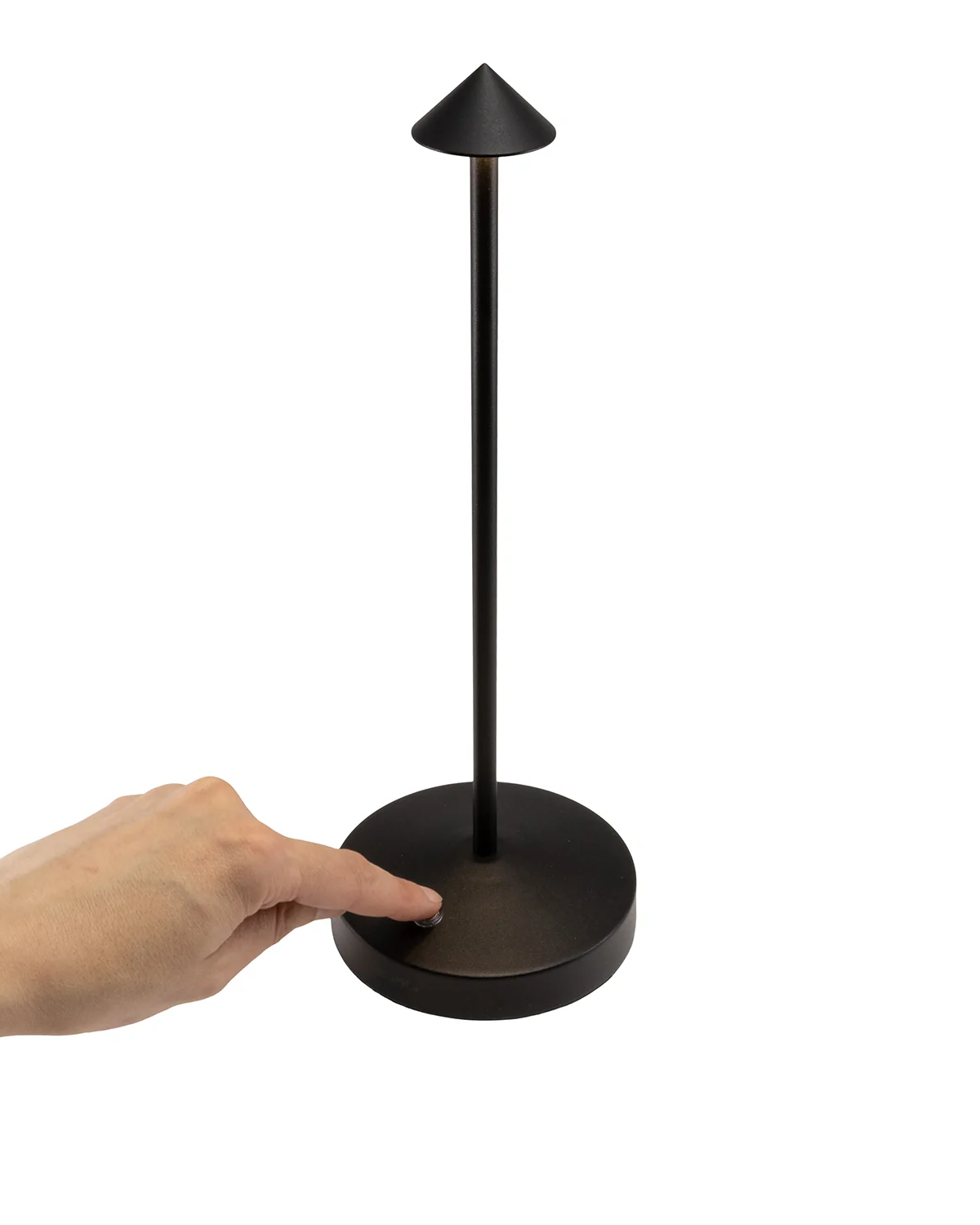 Angelina Minimal Şarjlı Masa Lambası – Siyah