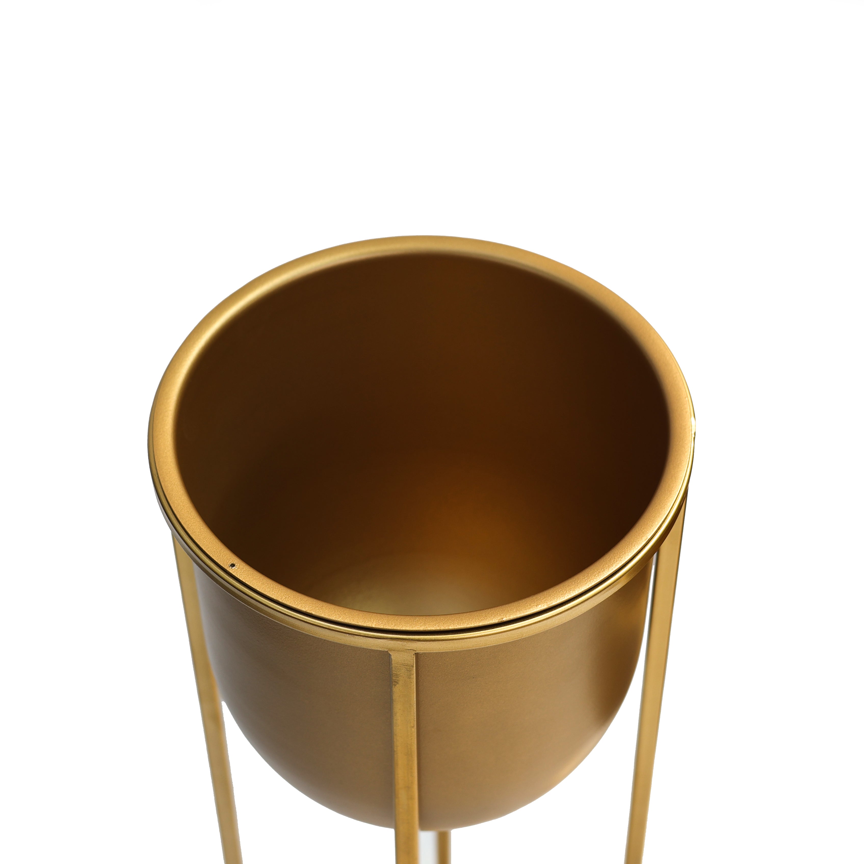 Athena Ayaklı Metal Saksı Büyük Boy