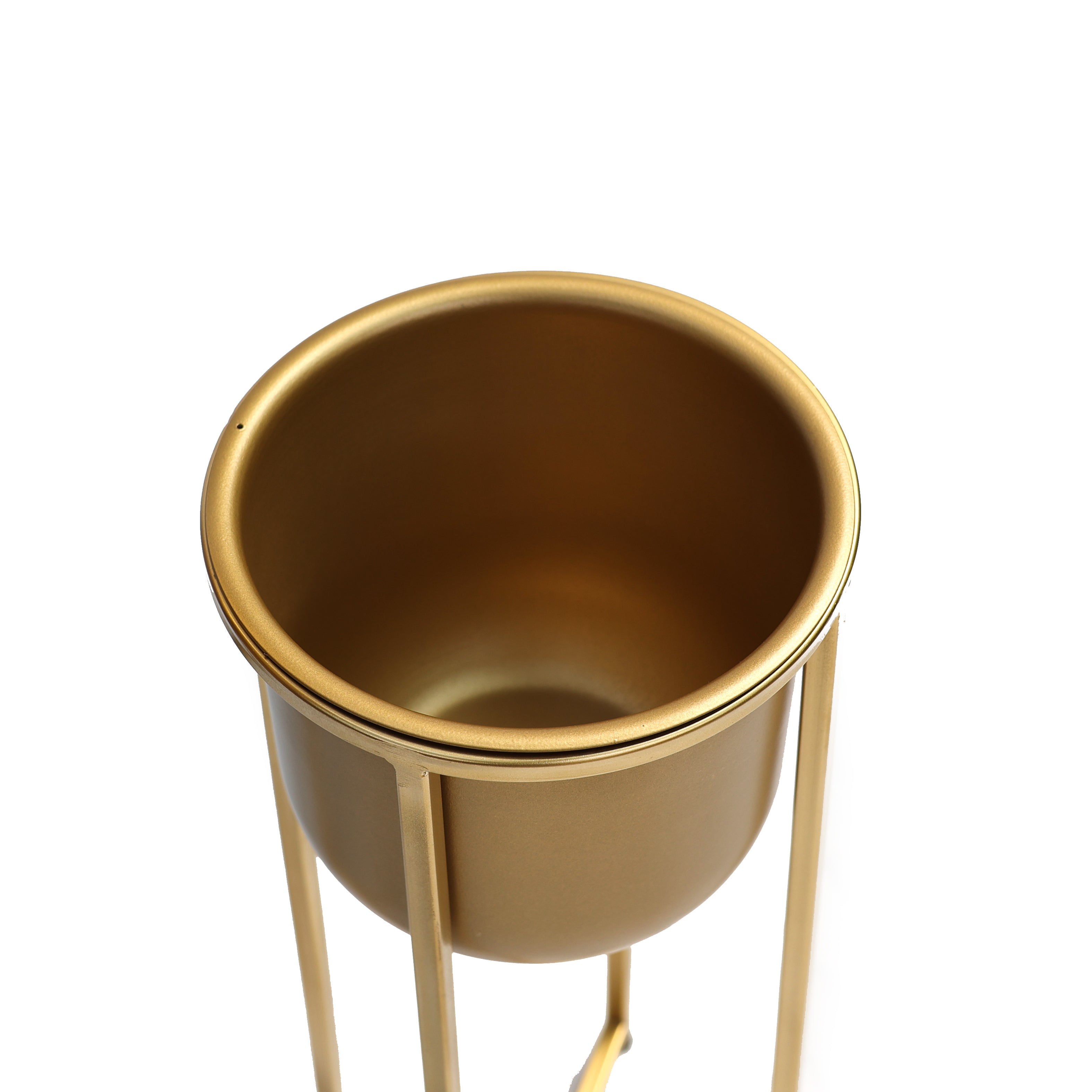 Athena Ayaklı Metal Saksı Küçük Boy