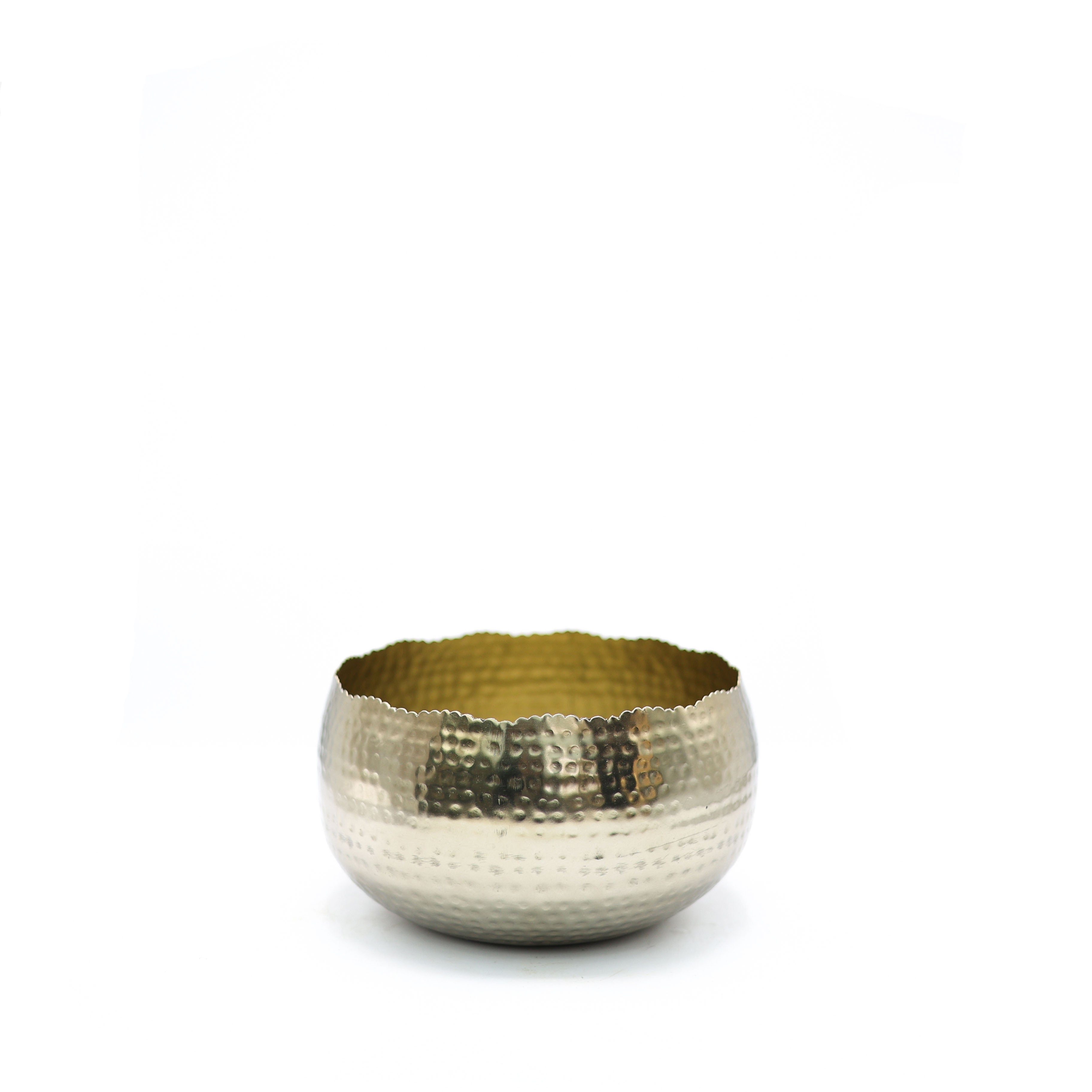 Aurea Metal Saksı Büyük Boy Sarı