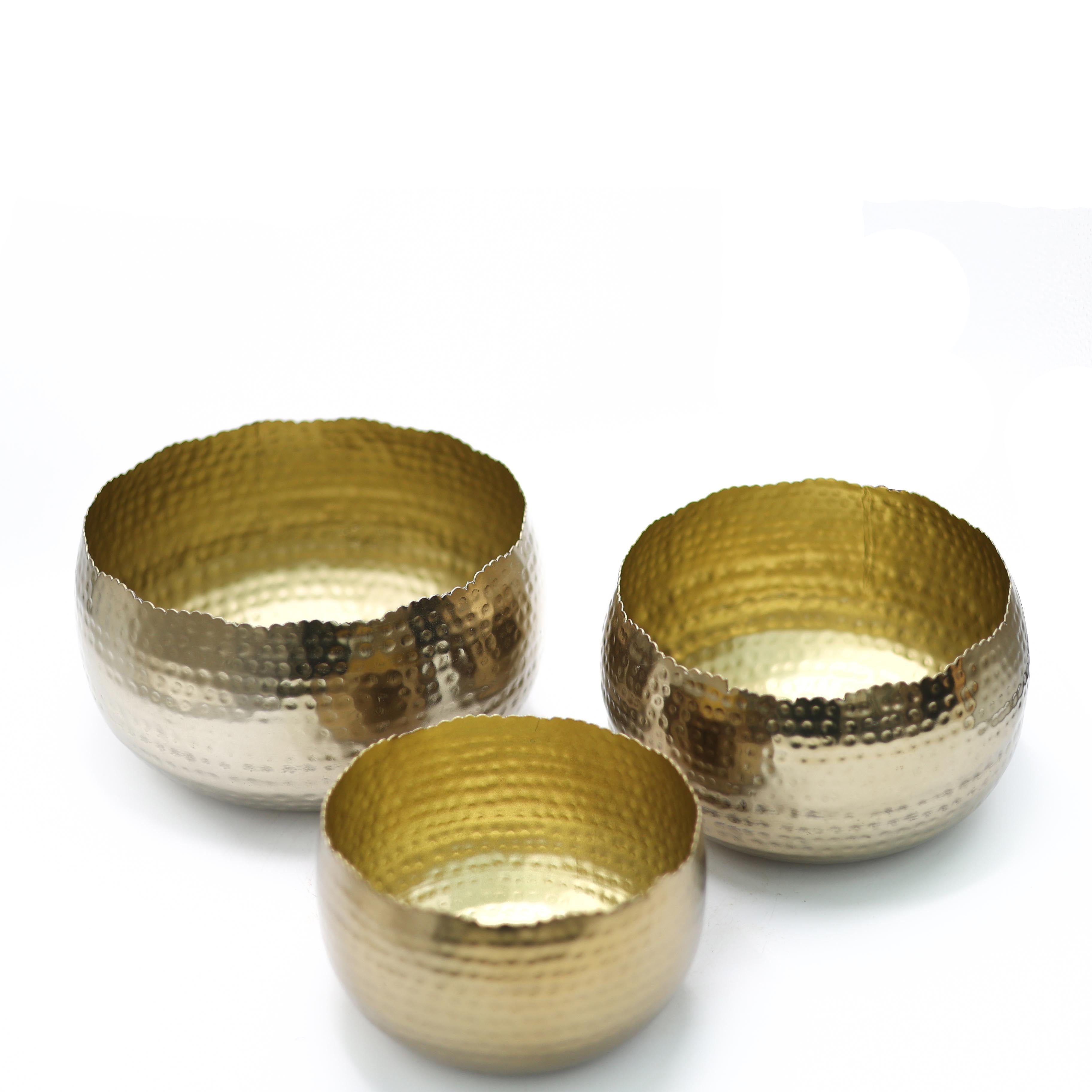 Aurea Metal Saksı Küçük Boy Sarı