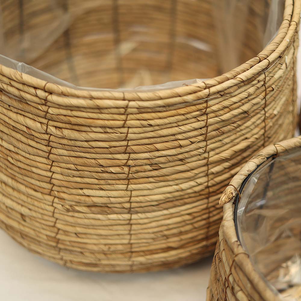 Avalon Orta Boy Hasır Saksı