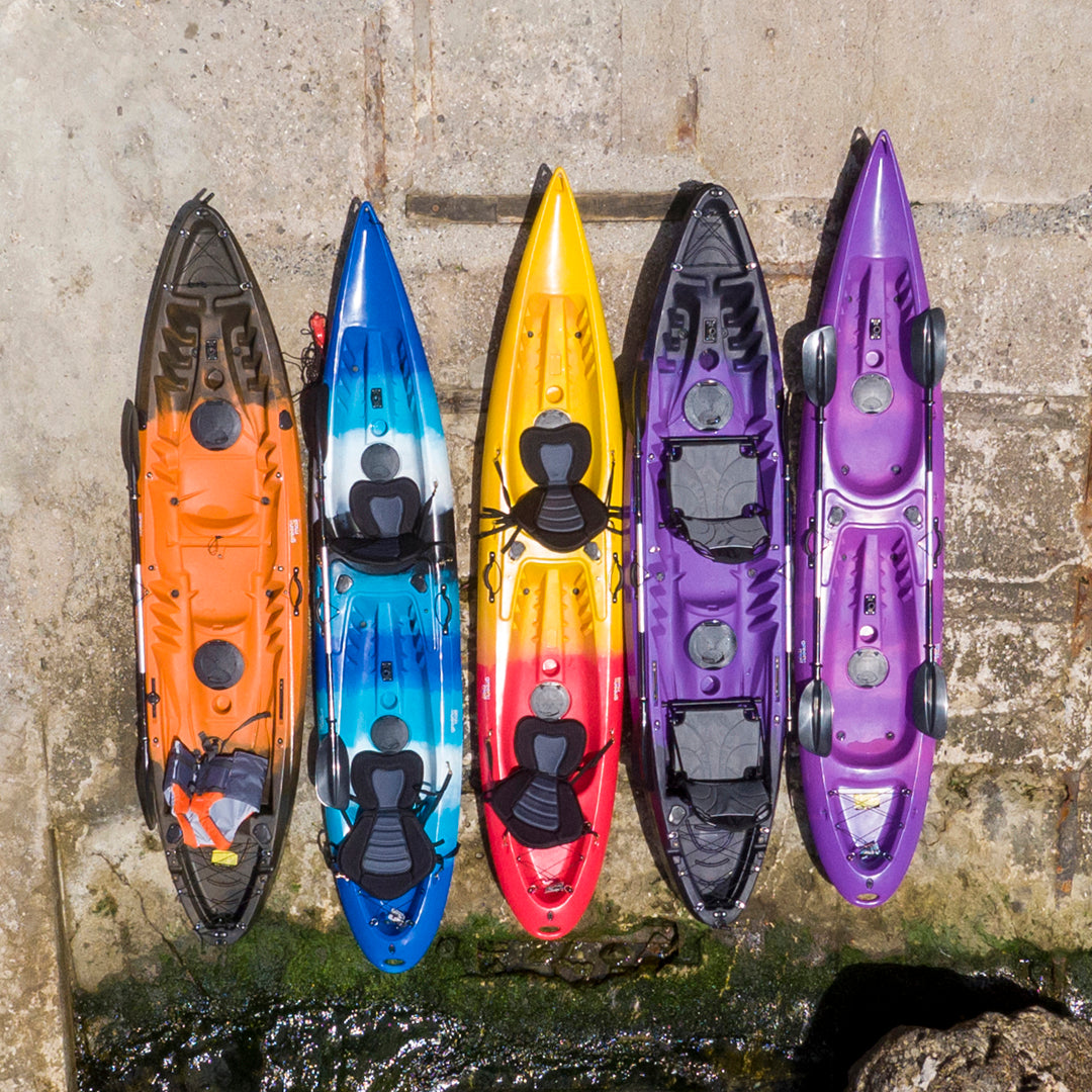 Baikal Çift Kişilik Kano (Gri, Koyu Yeşil)