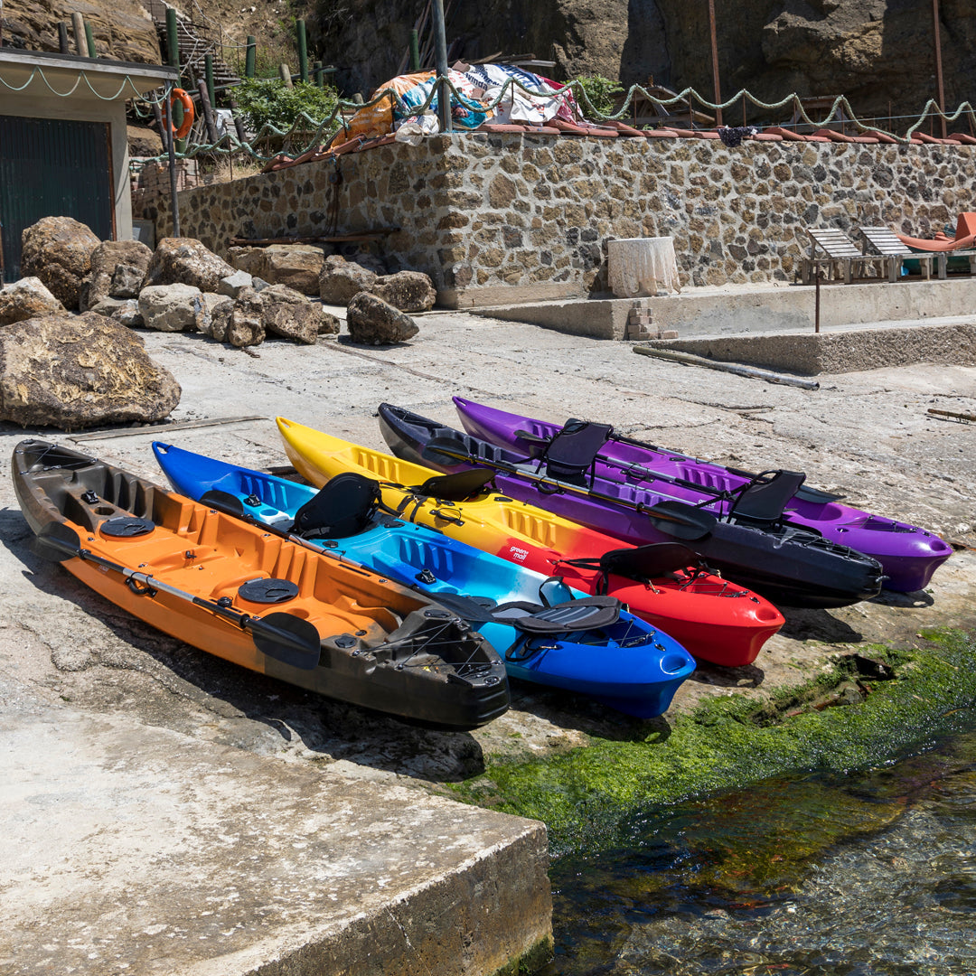 Baikal Çift Kişilik Kano (Mor, Kırmızı)