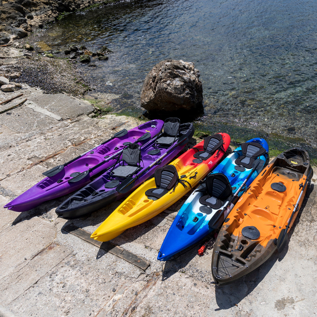 Baikal Çift Kişilik Kano (Mor, Kırmızı)