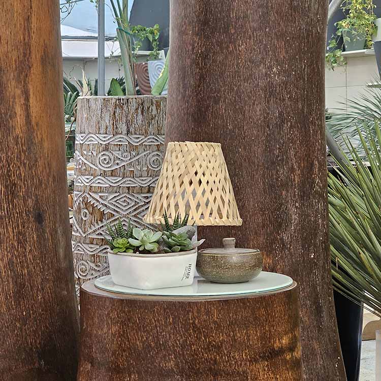 Bali Yuvarlak Palmiye Saksısı L