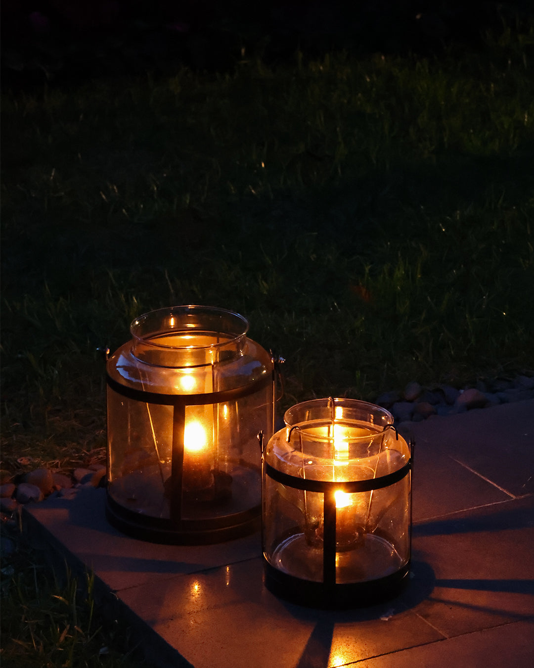 Bekçi Feneri Küçük Boy Siyah