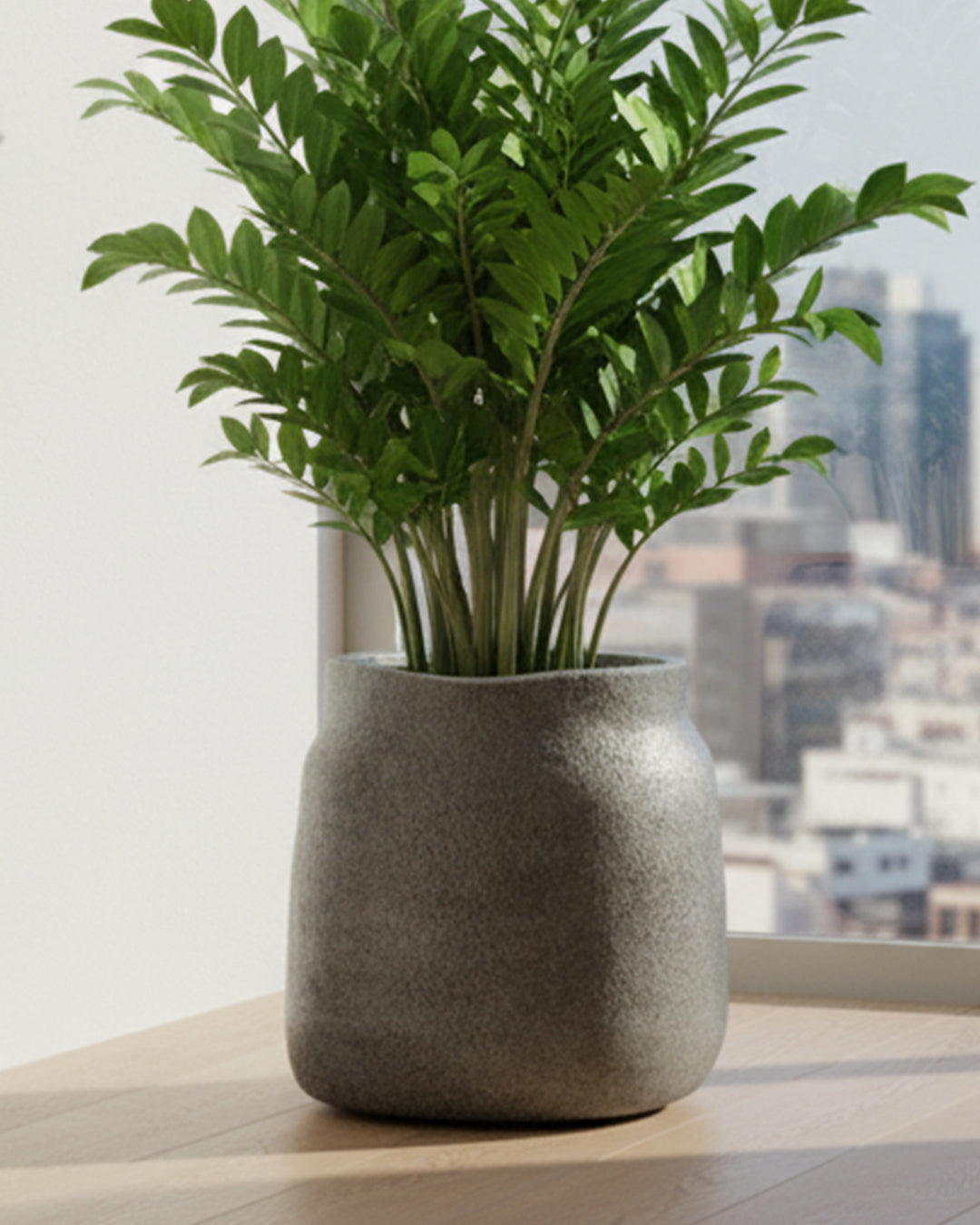 Boge 58 L Plastik Saksı Granit