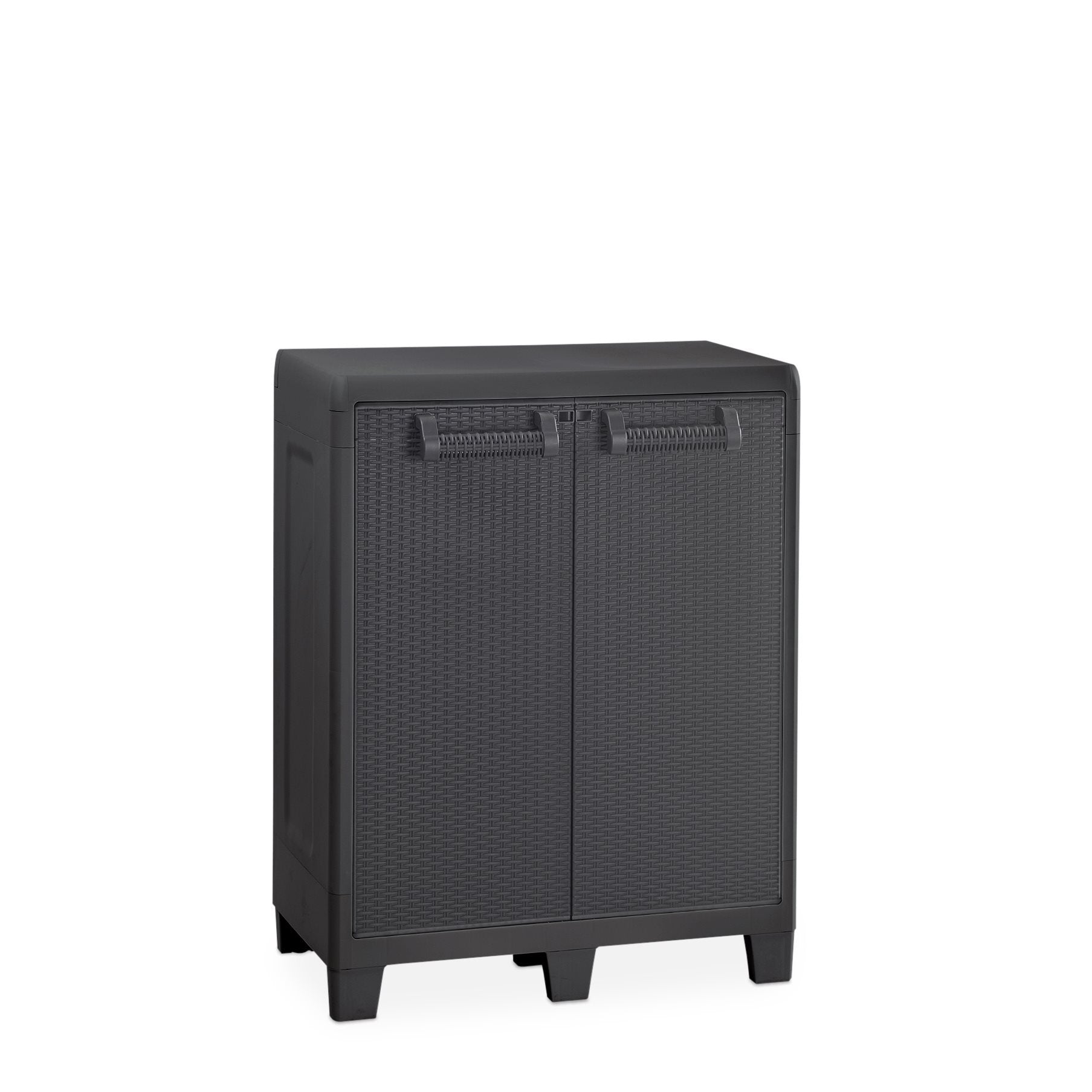Cabinet Santorini Antrasit Kısa Raflı Bahçe Dolabı XL