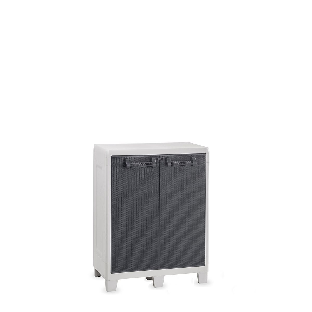 Cabinet Santorini Kısa Raflı Bahçe Dolabı XL Gri