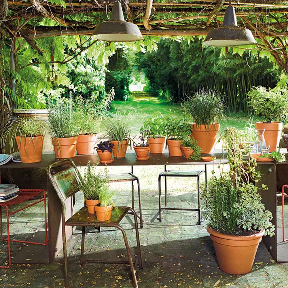 Cachepot Perfetto 13 cm Toprak Saksı Terracota