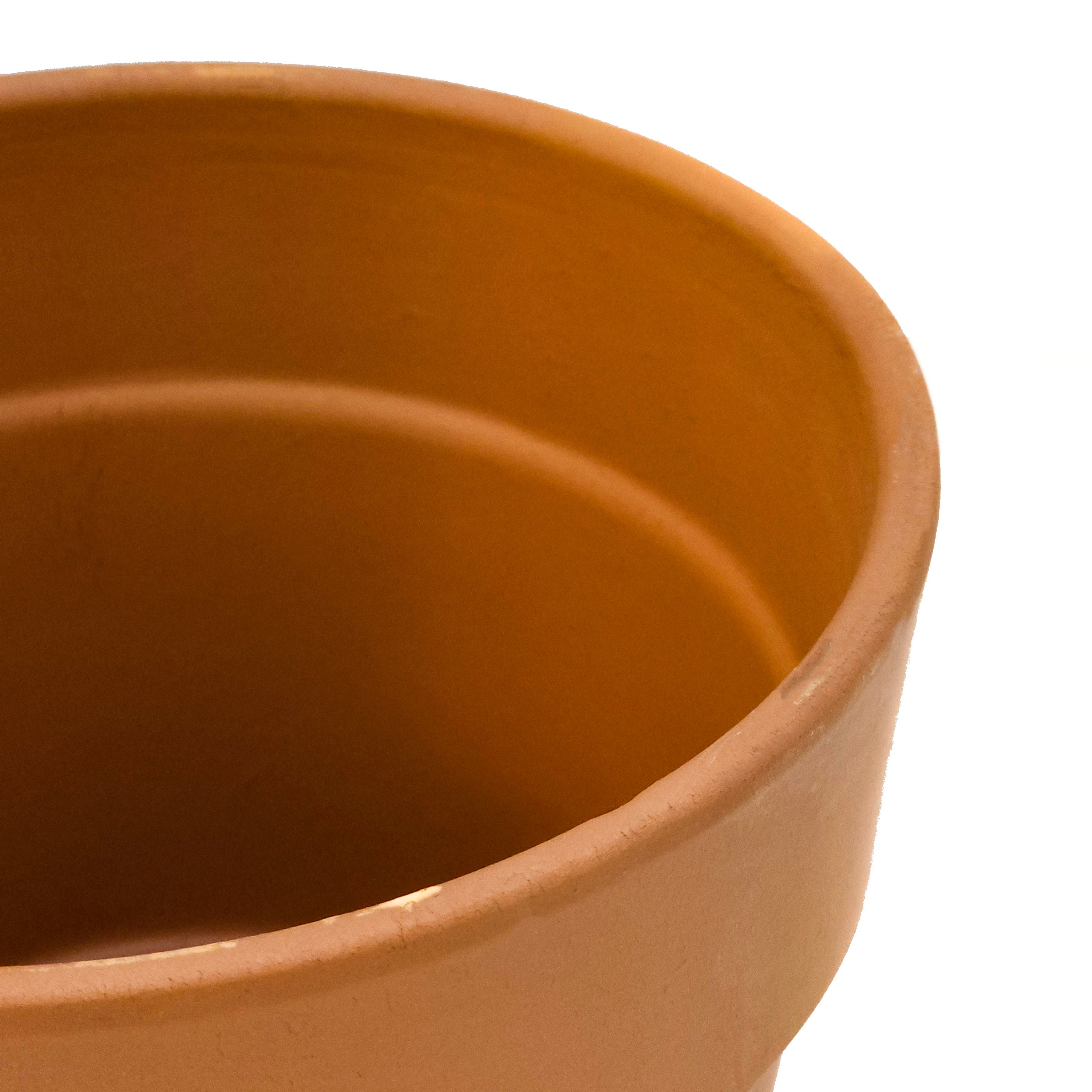 Cachepot Perfetto 15 cm Toprak Saksı Terracota