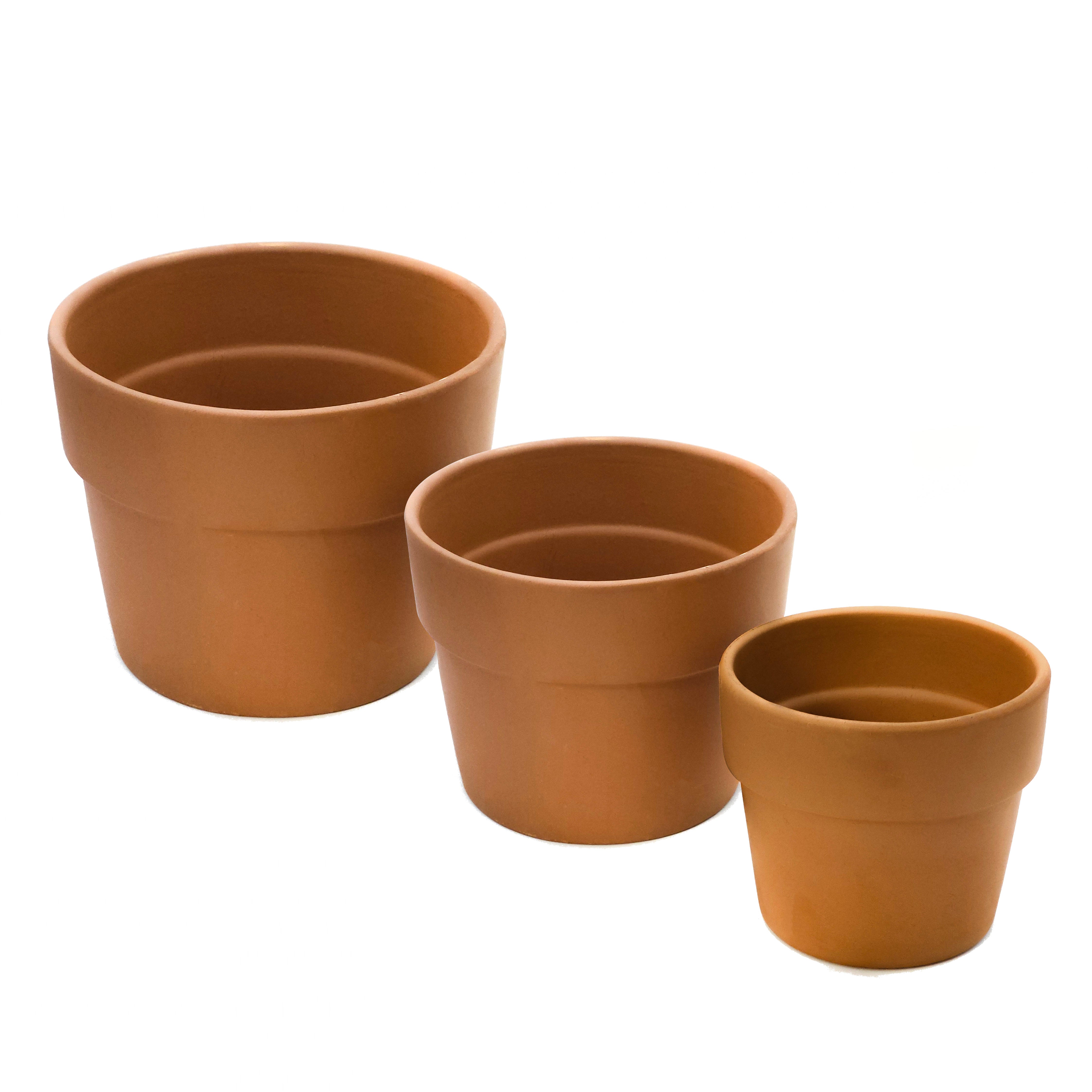 Cachepot Perfetto 15 cm Toprak Saksı Terracota