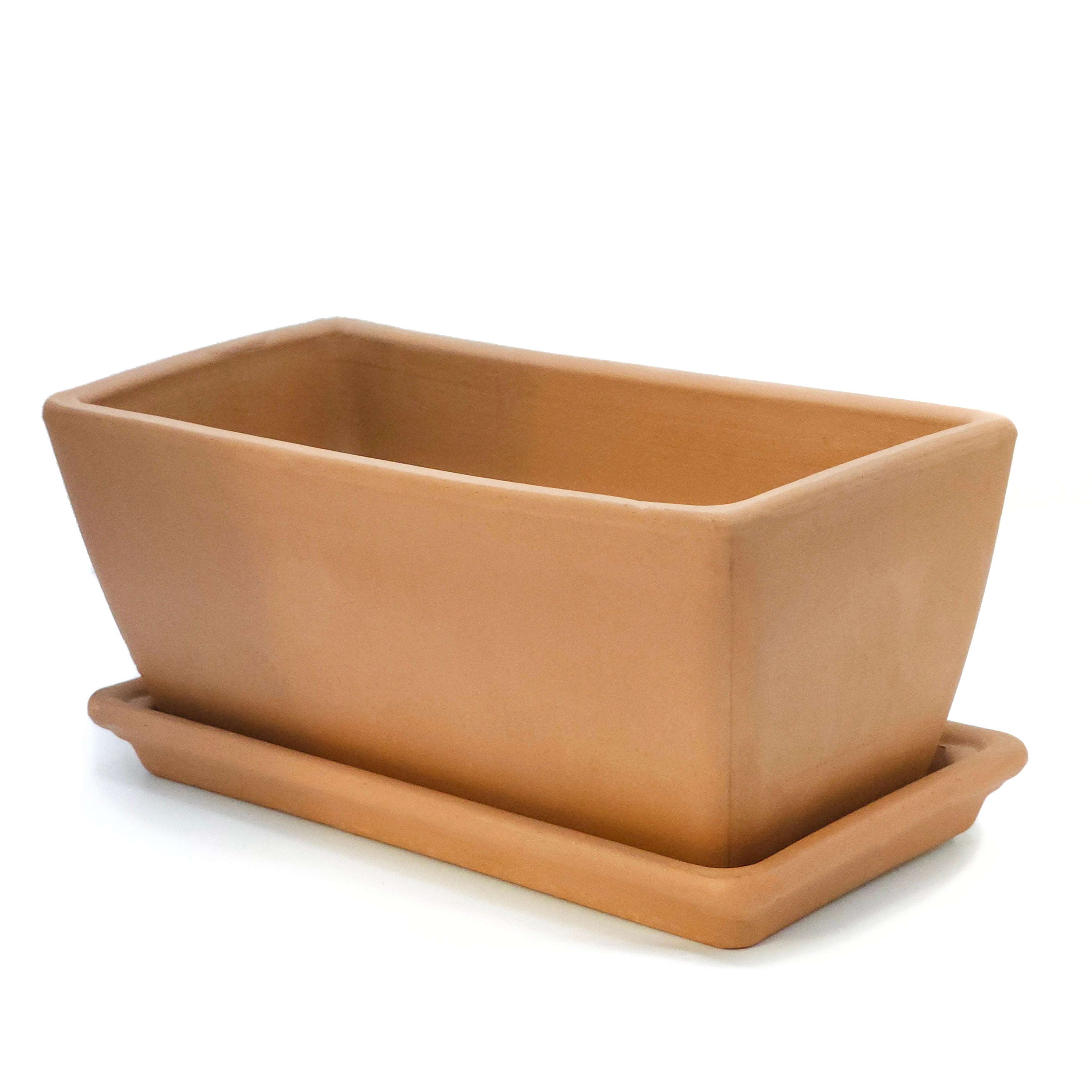 Cassetta Garda 42 cm Toprak Saksı Terracota