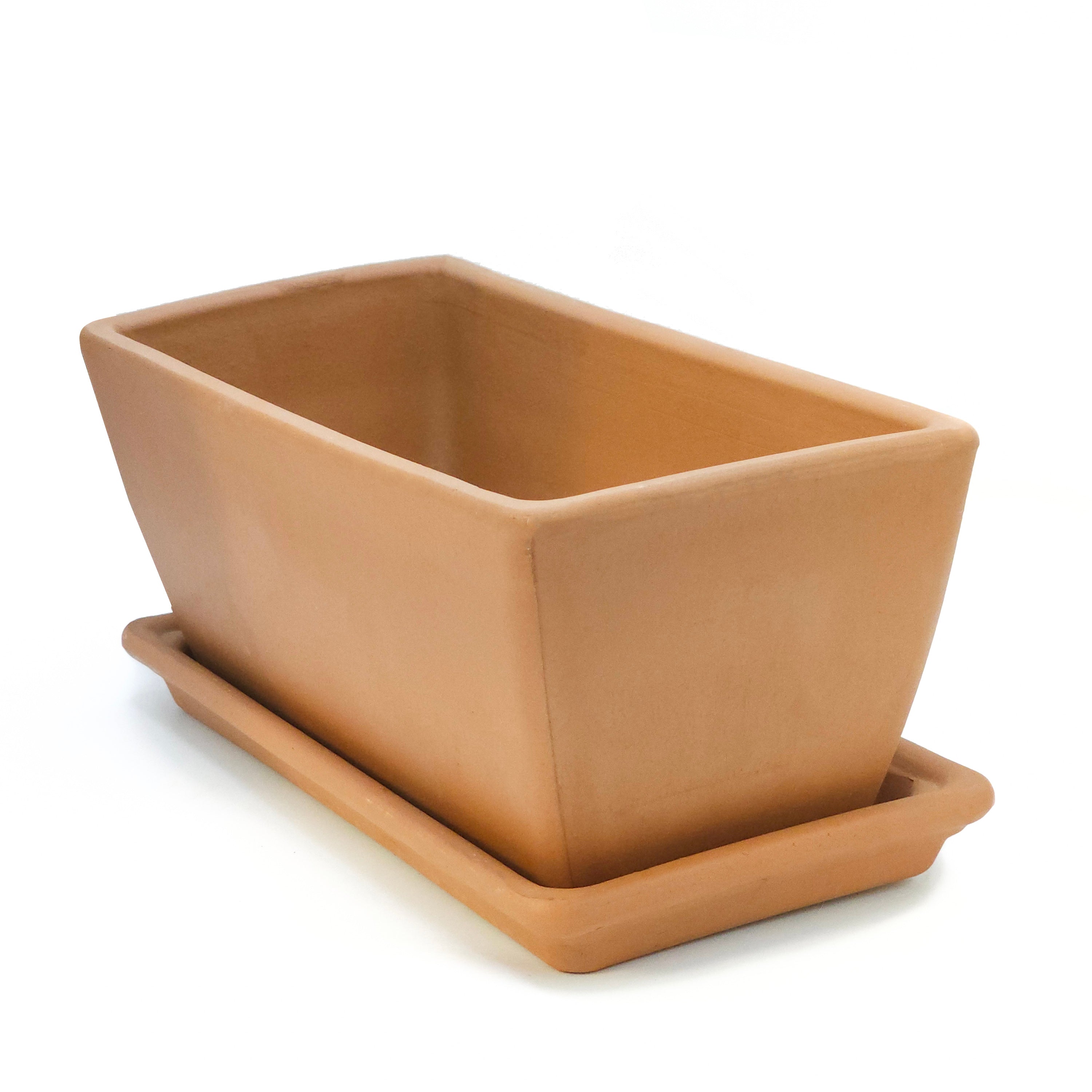 Cassetta Garda 42 cm Toprak Saksı Terracota