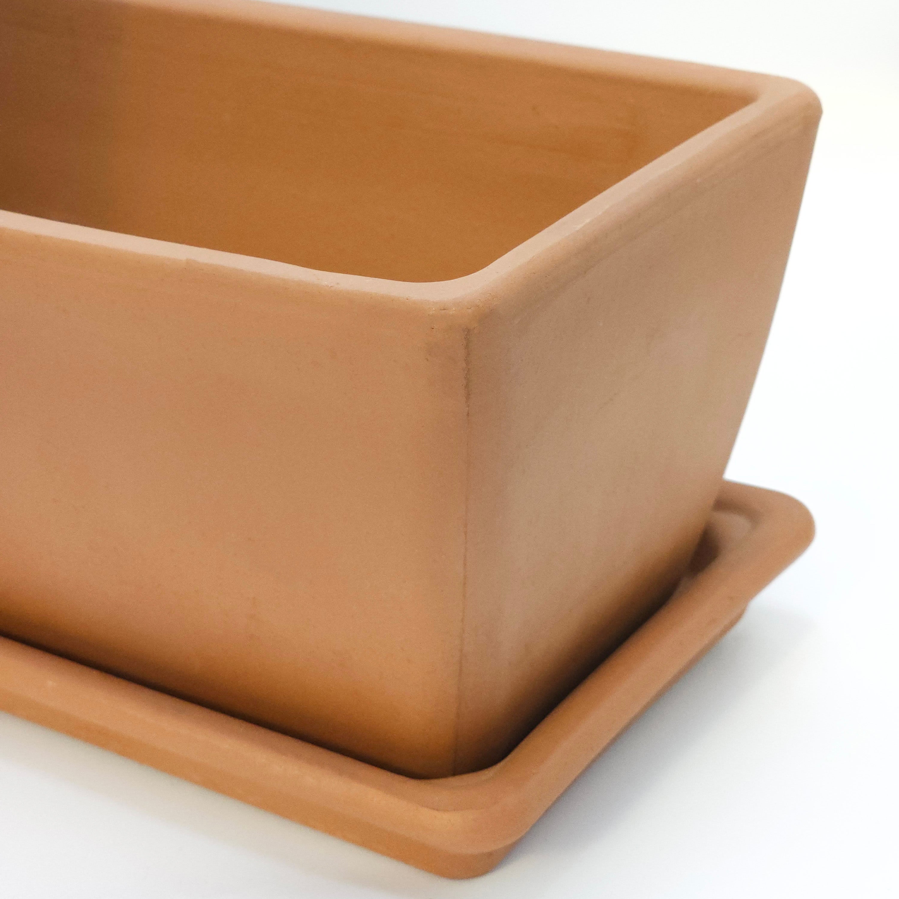 Cassetta Garda 42 cm Toprak Saksı Terracota