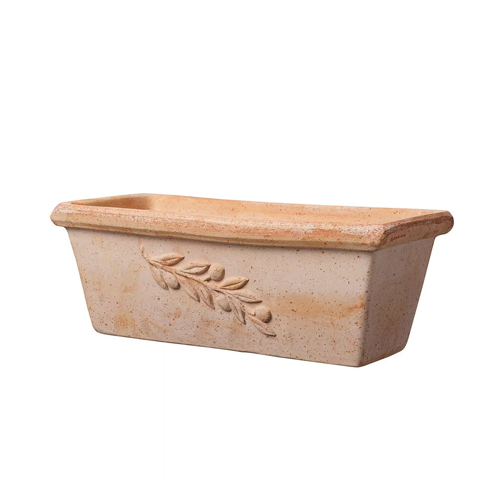 Cassetta Olive 40 cm Toprak Saksı Terracota
