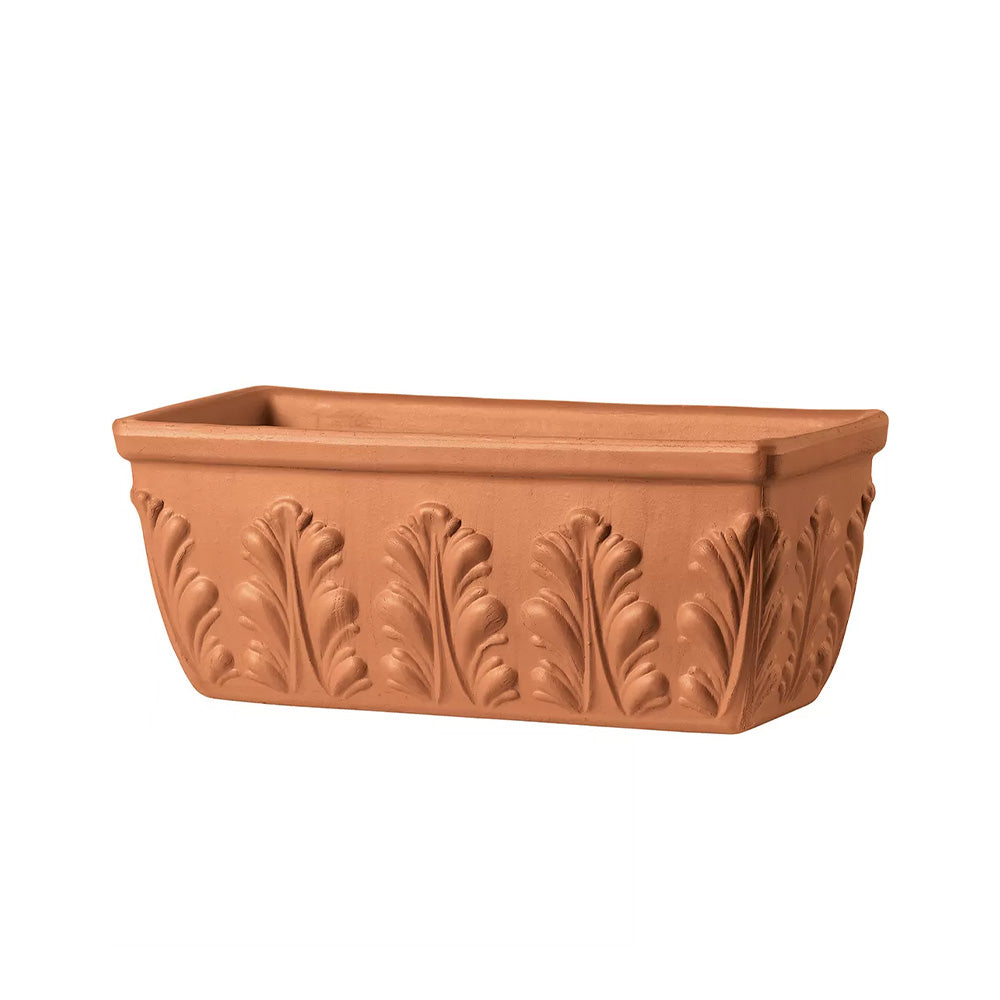 Cassetta Roma 43 cm Toprak Saksı Terracota
