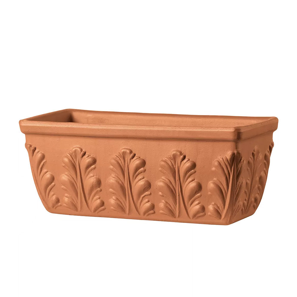 Cassetta Roma 54 cm Toprak Saksı Terracota