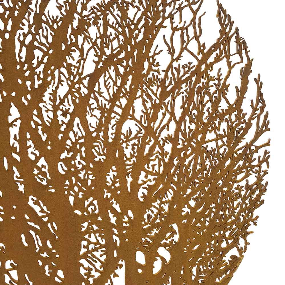 Corten Bahçe Ağaç Heykeli