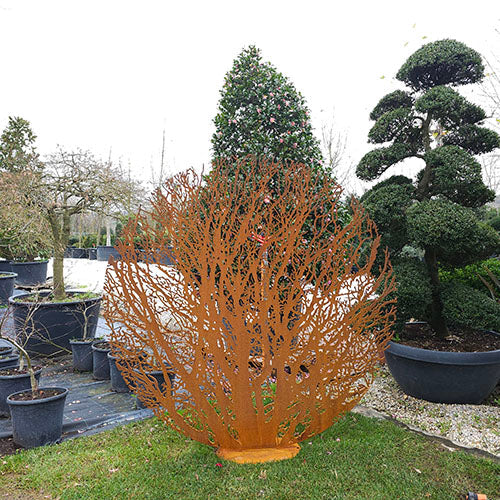 Corten Bahçe Ağaç Heykeli