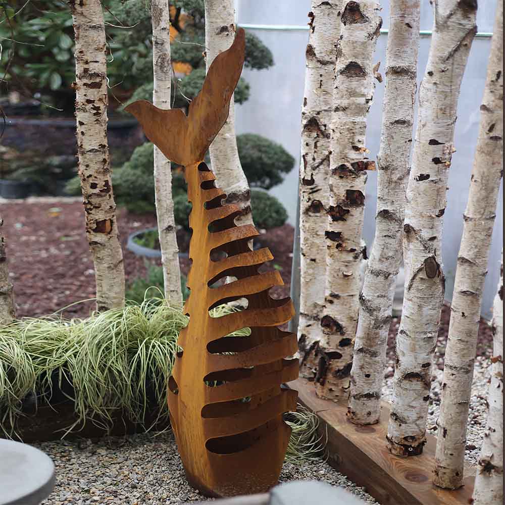 Corten Balık Heykel