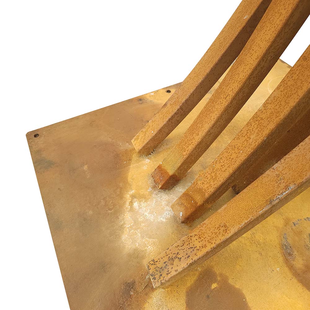 Corten Dekoratif Bahçe Heykeli