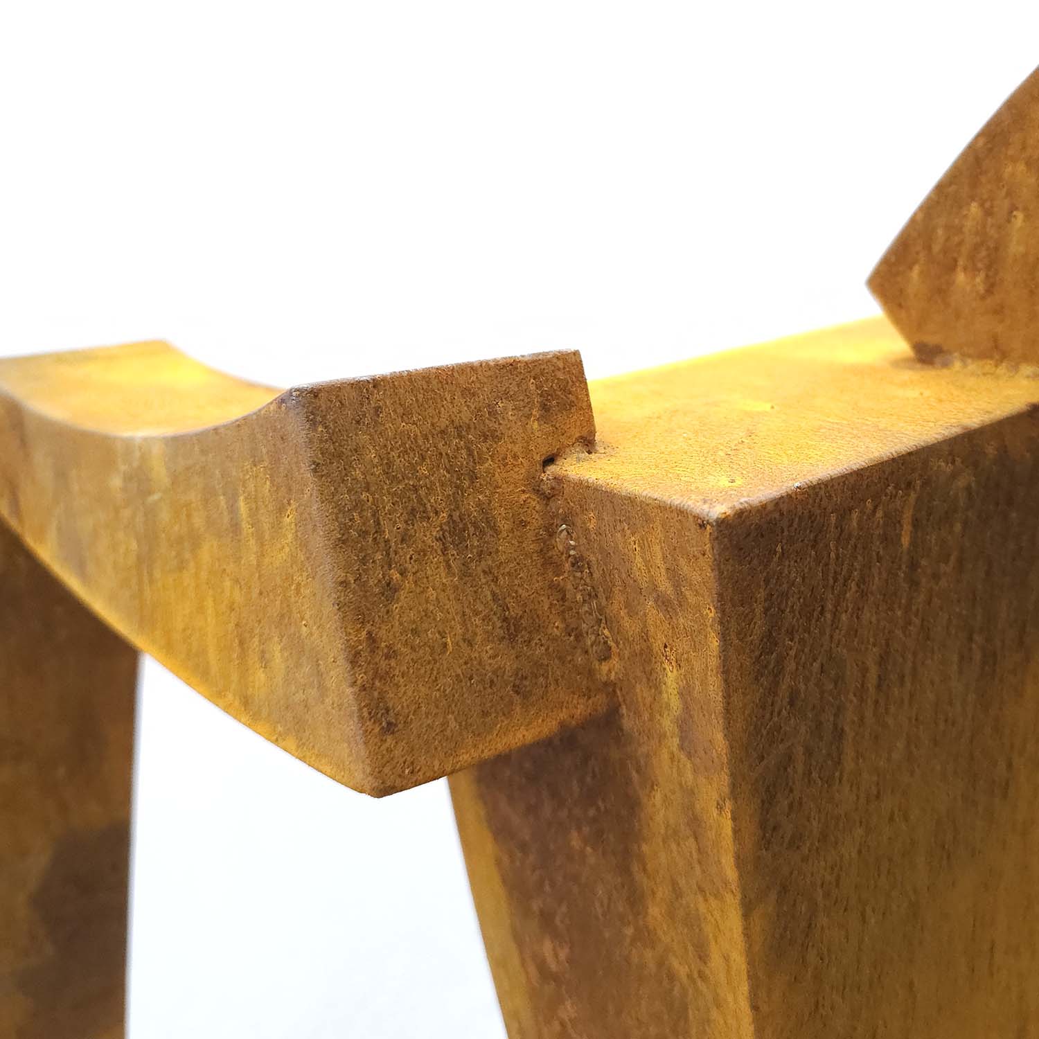 Corten Robot Adam Heykeli