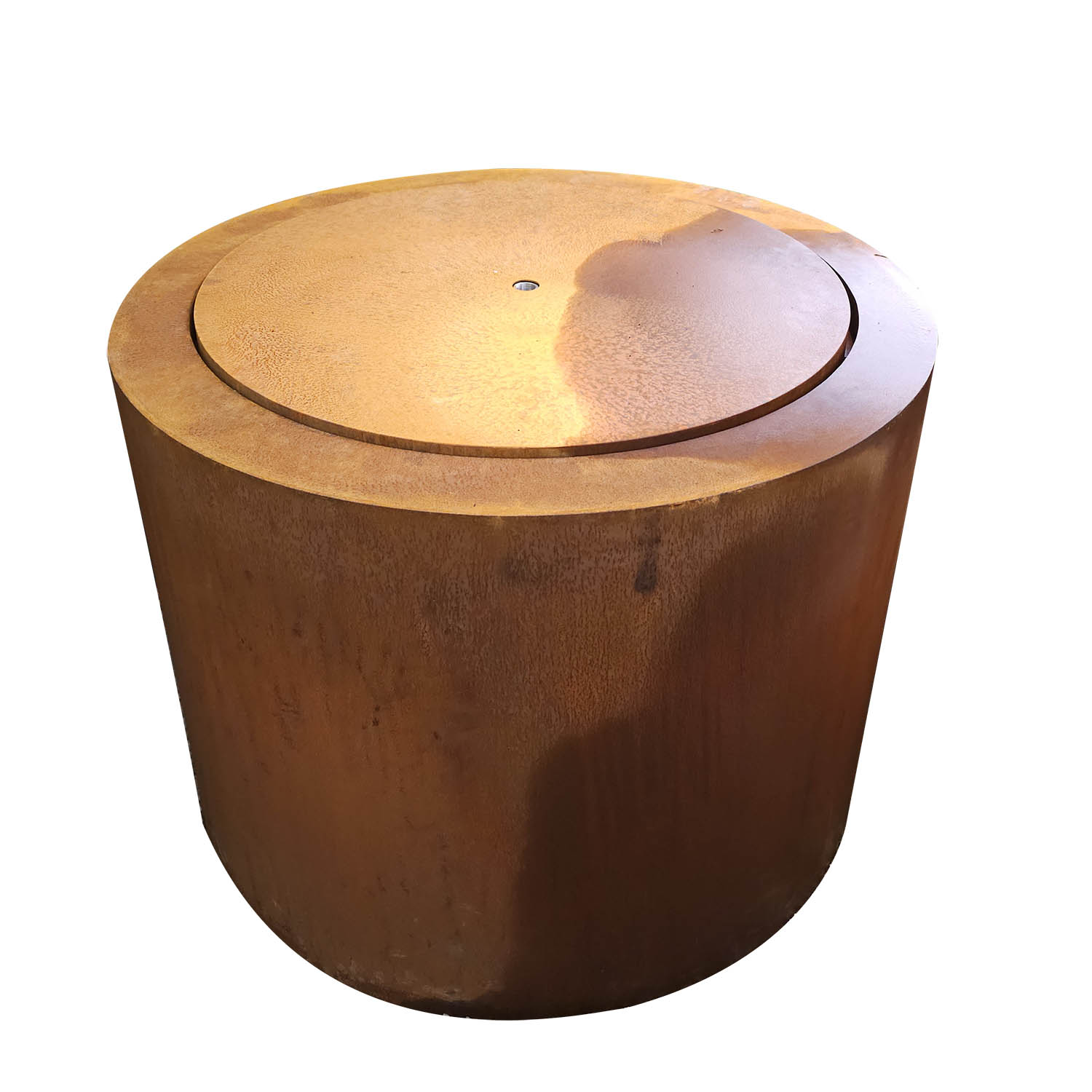 Corten Yuvarlak Su Tablası