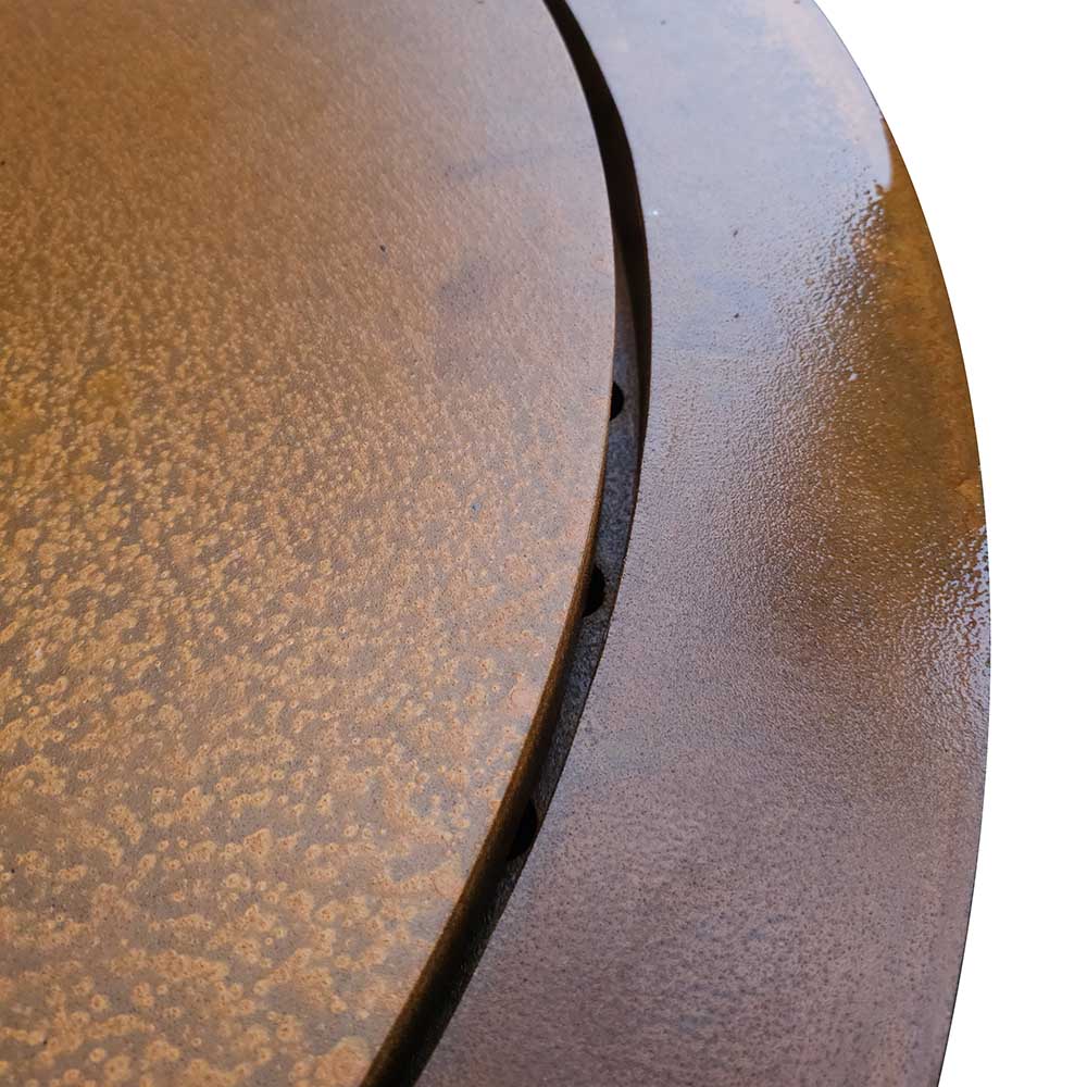 Corten Yuvarlak Su Tablası