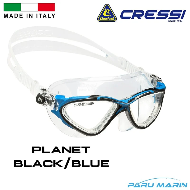 Cressi Planet Black / Blue Yüzücü Gözlüğü