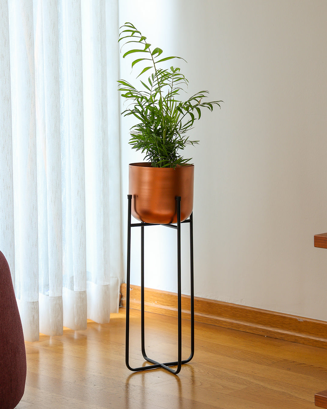 Cruz Metal Ayaklı Saksı Büyük Boy