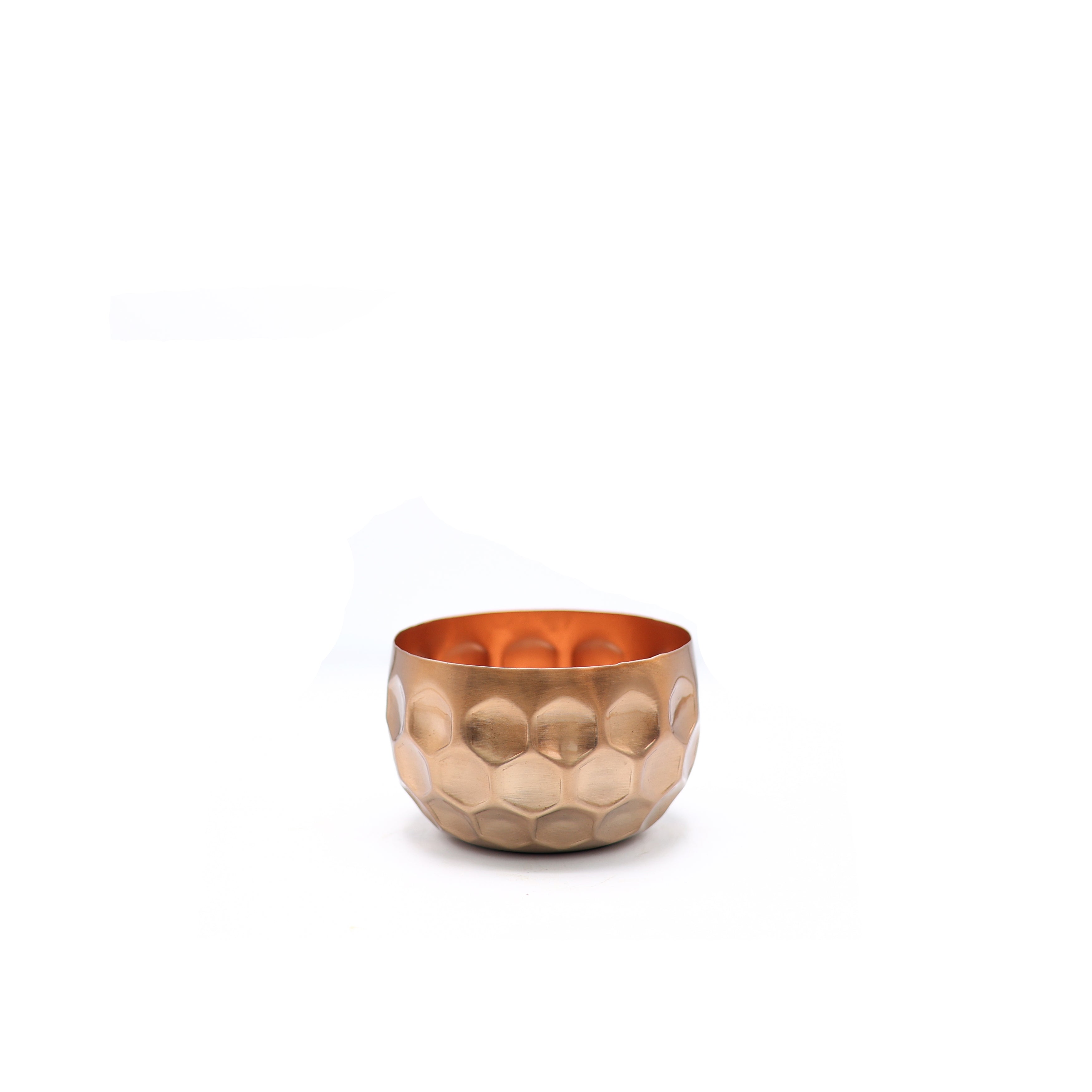 Cuivre Metal Saksı Küçük Boy Bronz