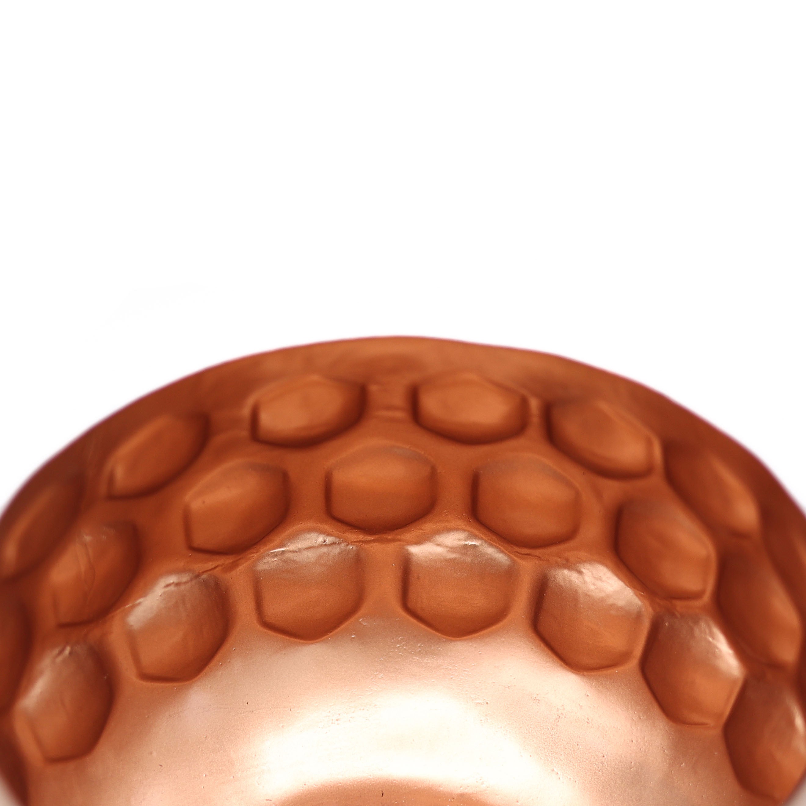 Cuivre Metal Saksı Küçük Boy Bronz