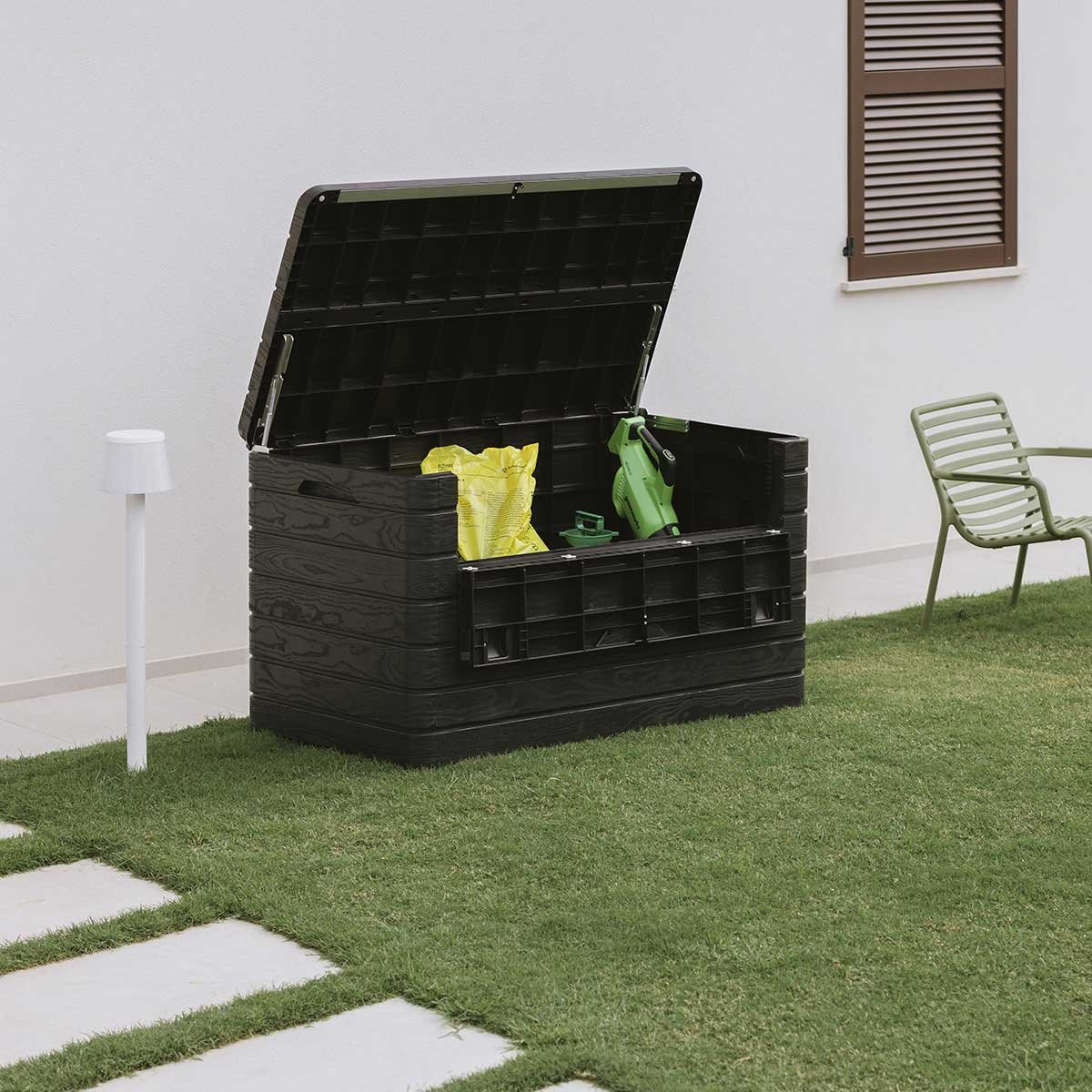 Cushion Box Dolomiti 970 Litre Bahçe Dolabı Antrasit