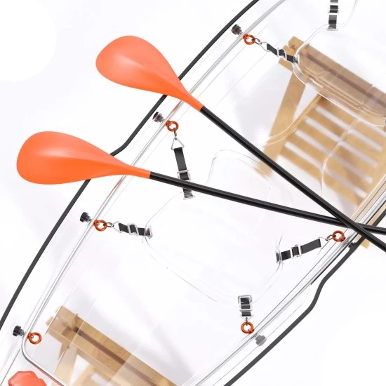 Delphın Çift Kişilik Şeffaf Kano