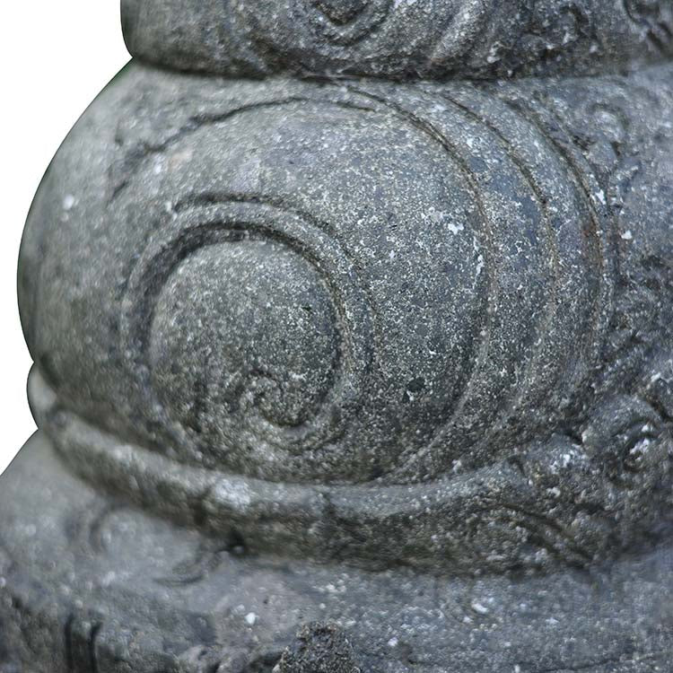 Dewi Oyma Taş Büst Heykel Gri