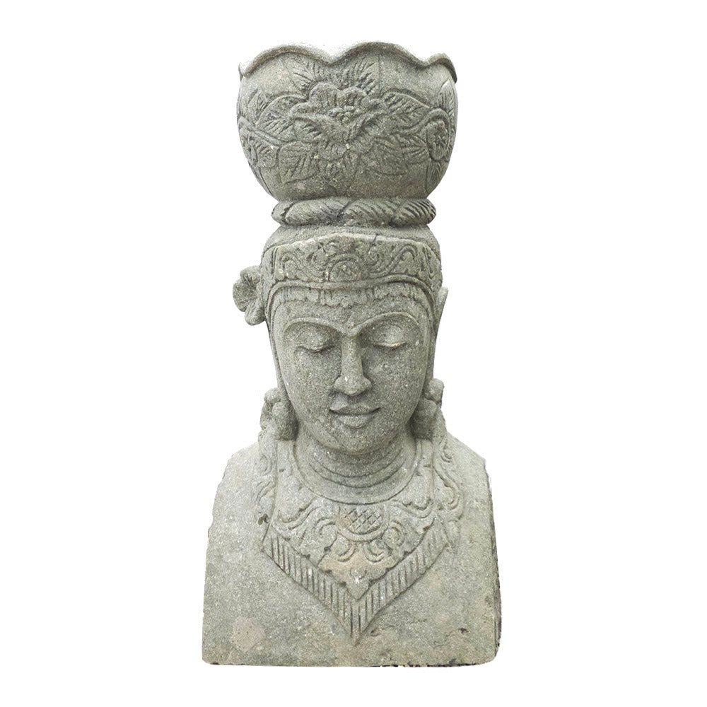 Dewi Oyma Taş Saksı Gri