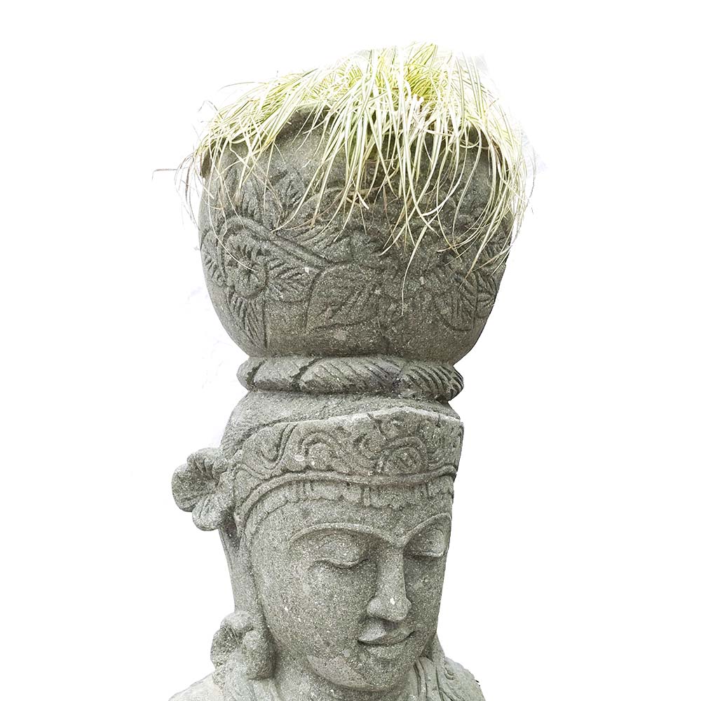 Dewi Oyma Taş Saksı Gri