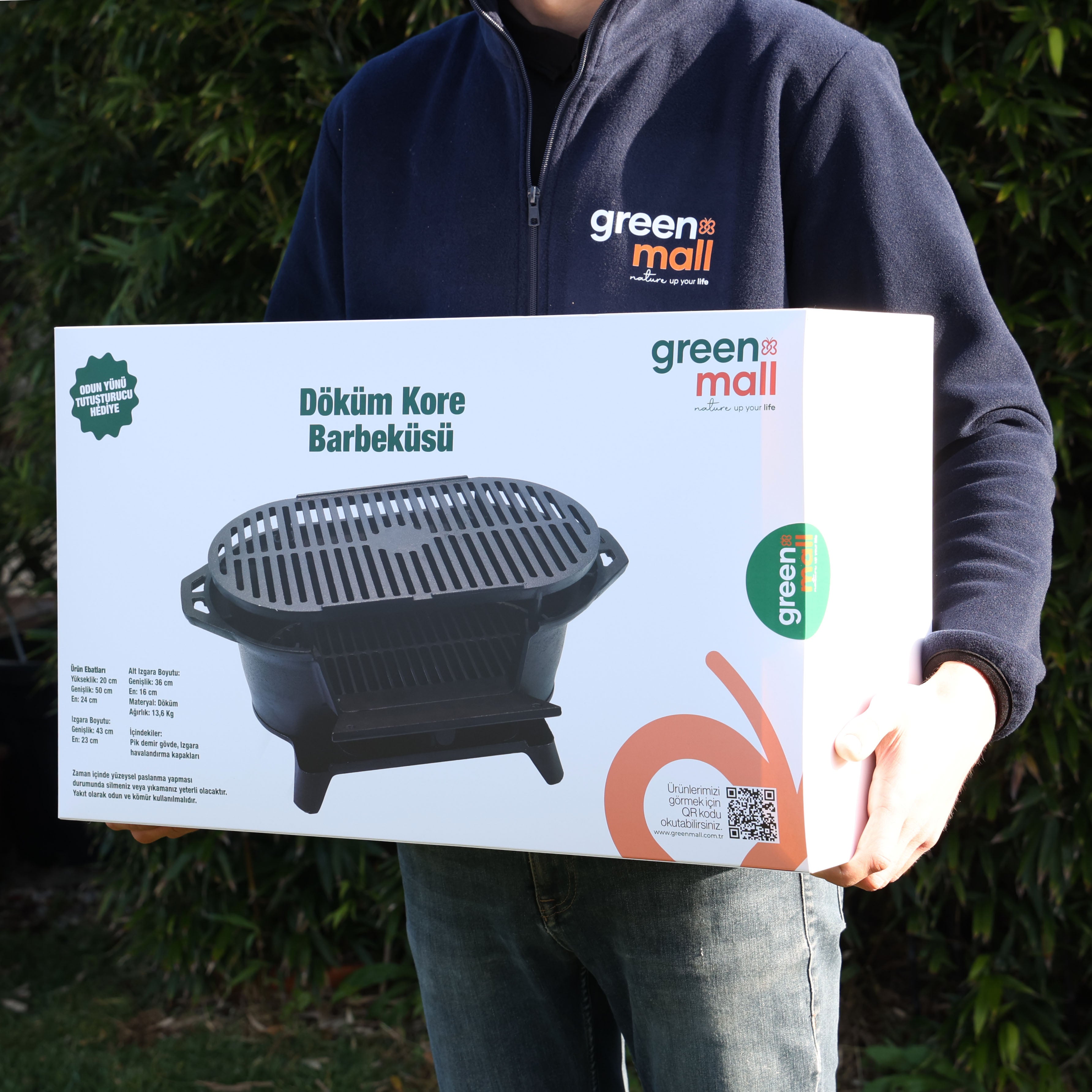 Döküm Kore Barbeküsü Siyah