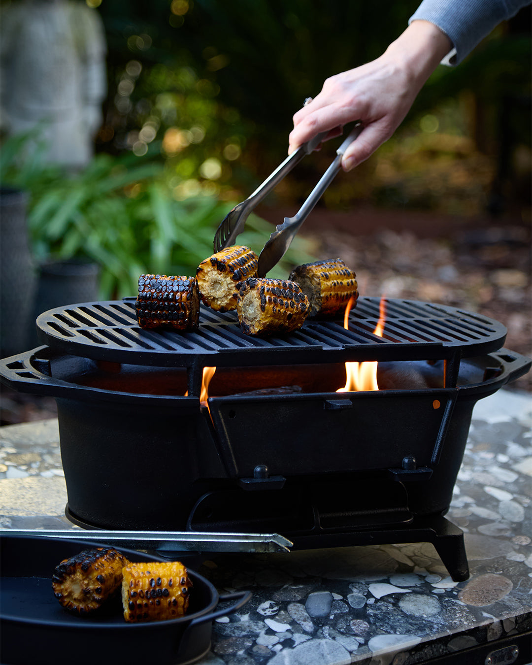 Döküm Kore Barbeküsü Siyah