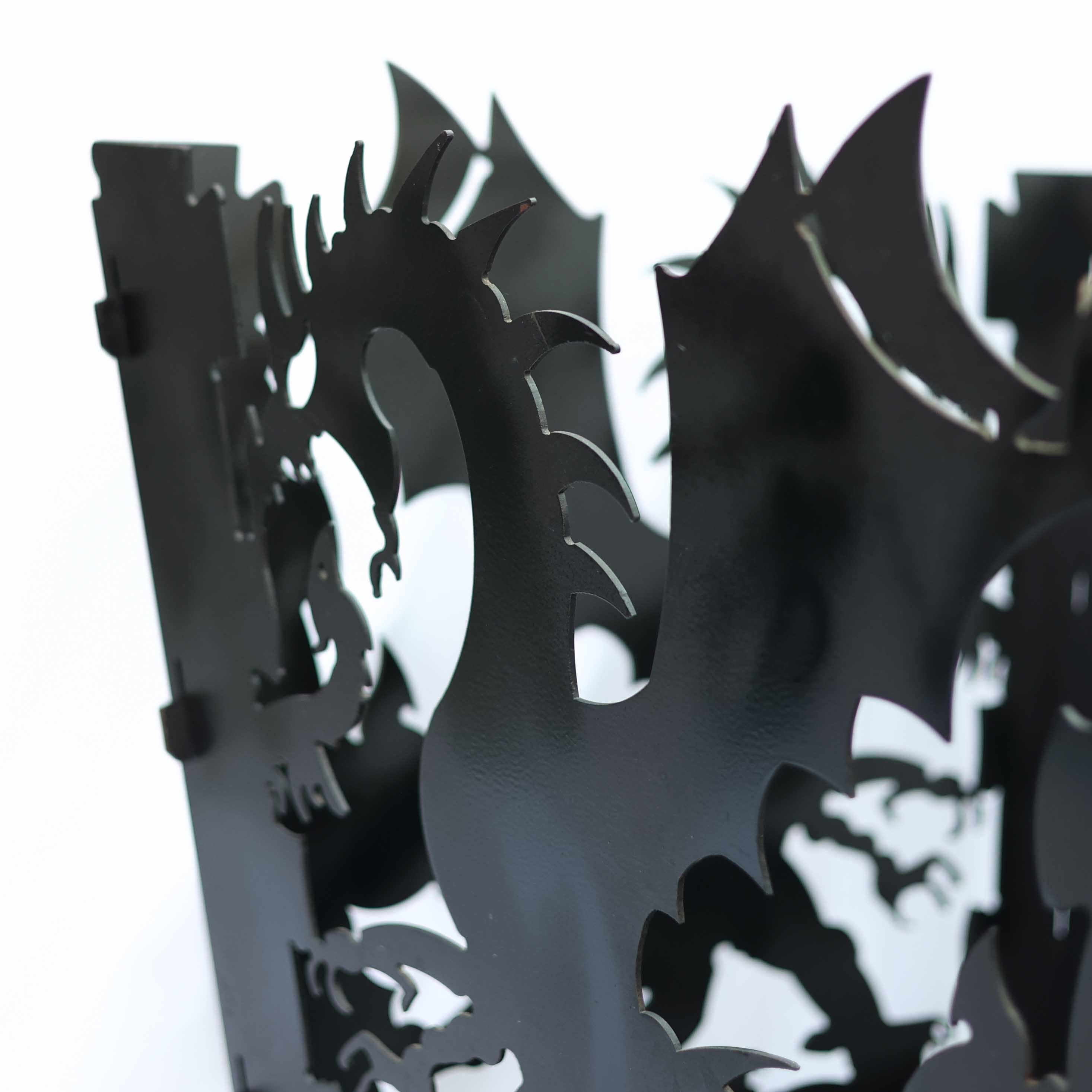 Dragon Açık Hava Bahçe Şöminesi Siyah