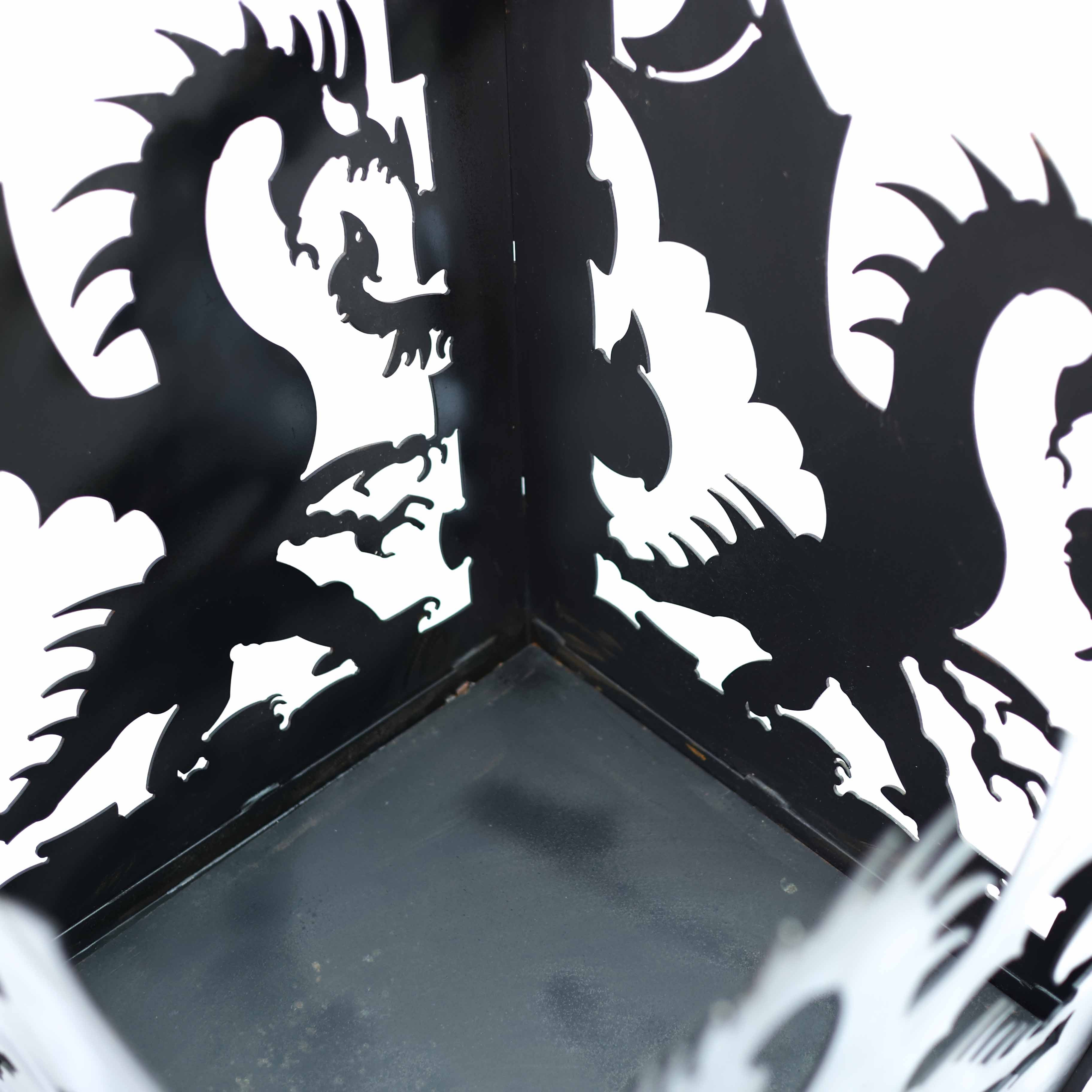 Dragon Açık Hava Bahçe Şöminesi Siyah