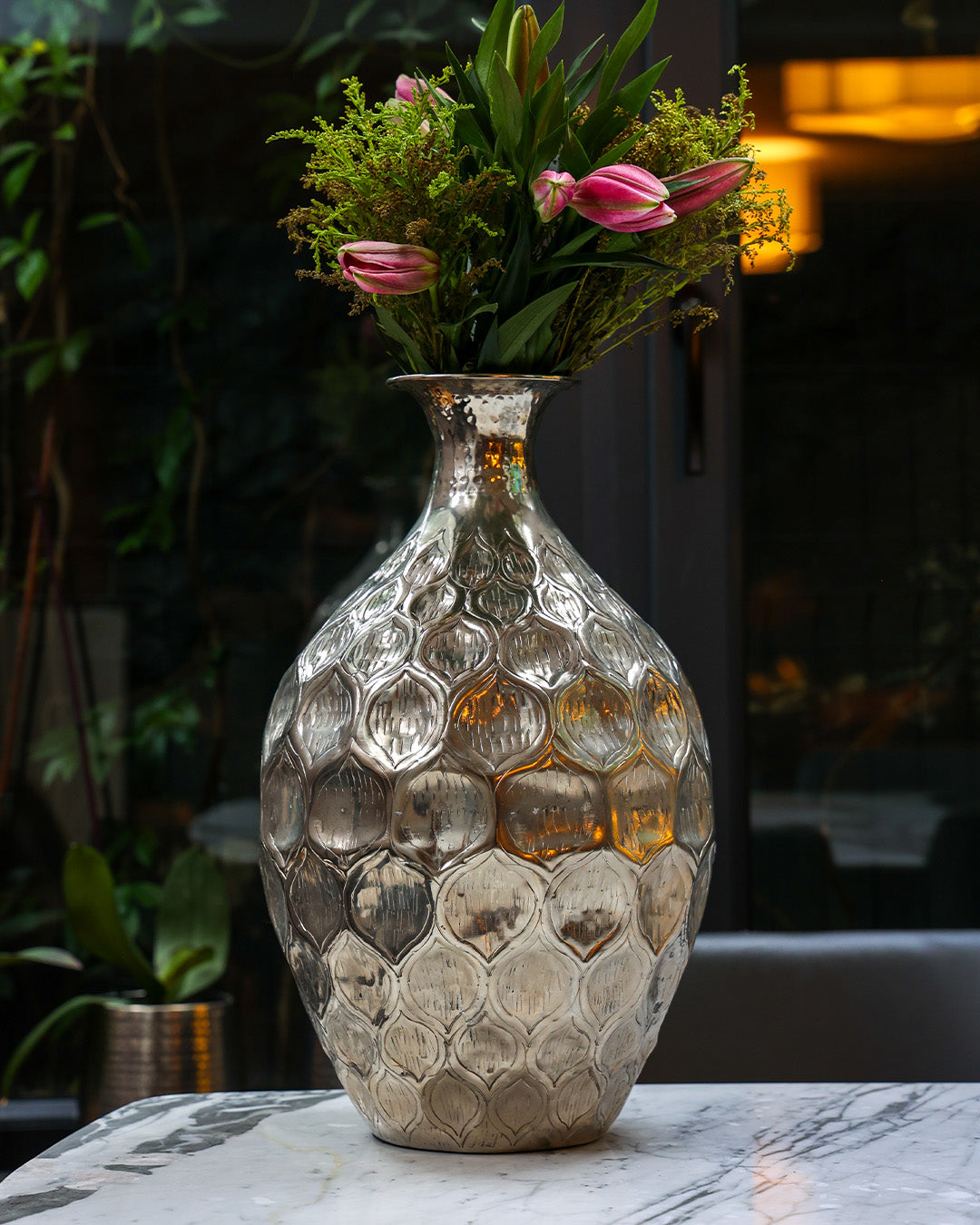 Elysium Vazo Gümüş