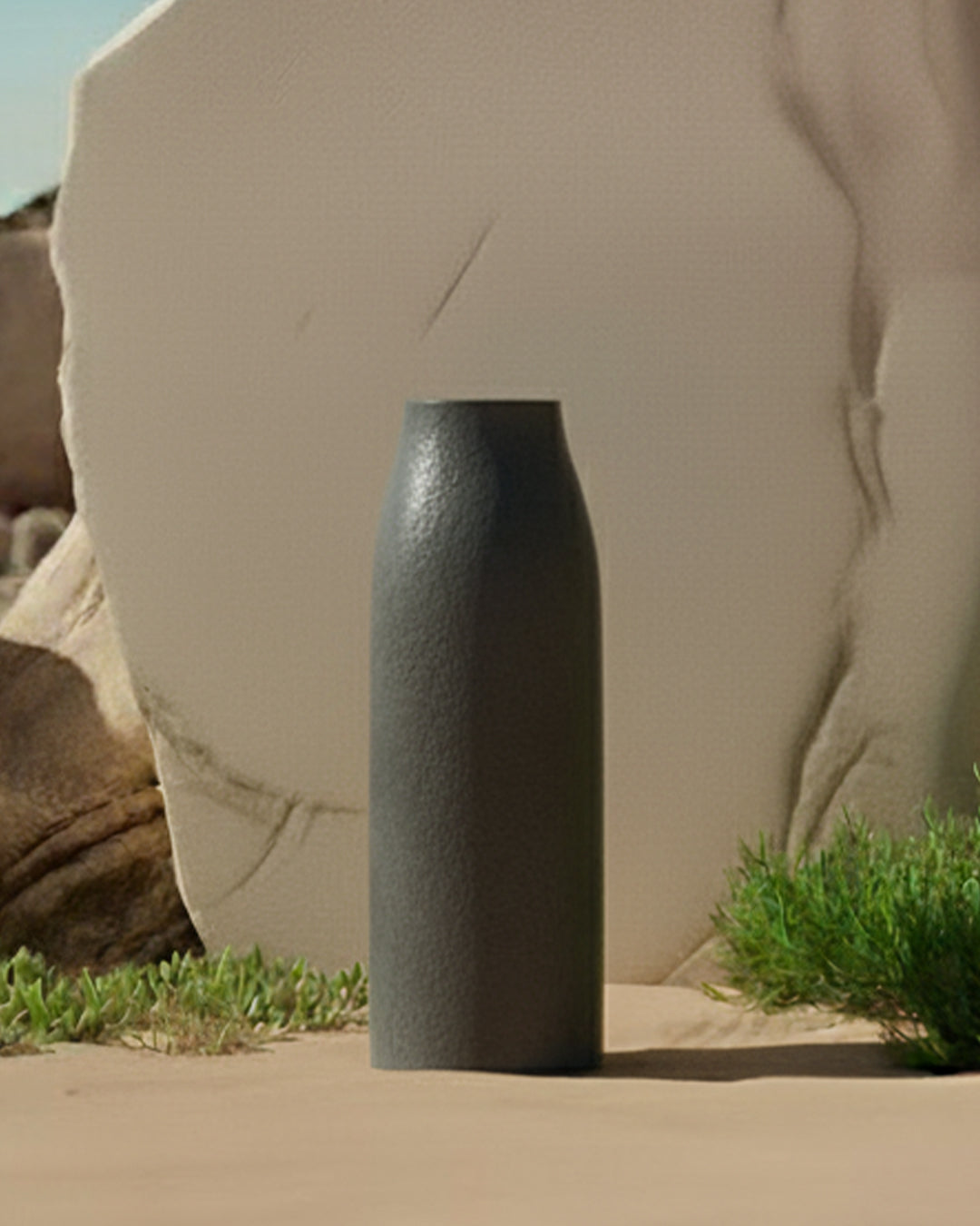 Epocco Tall Plastik Saksı Granit