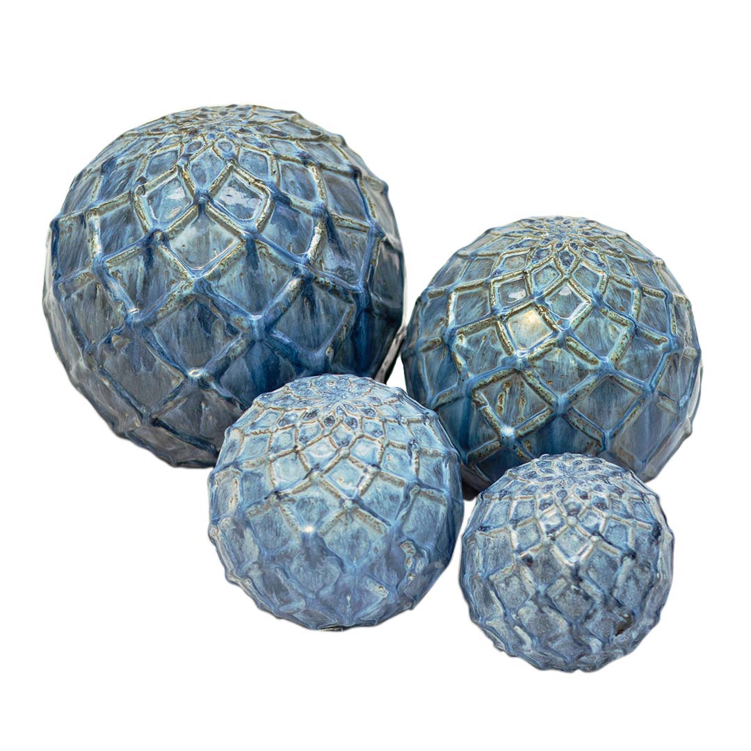 Estella Dekoratif Seramik Top L Mavi